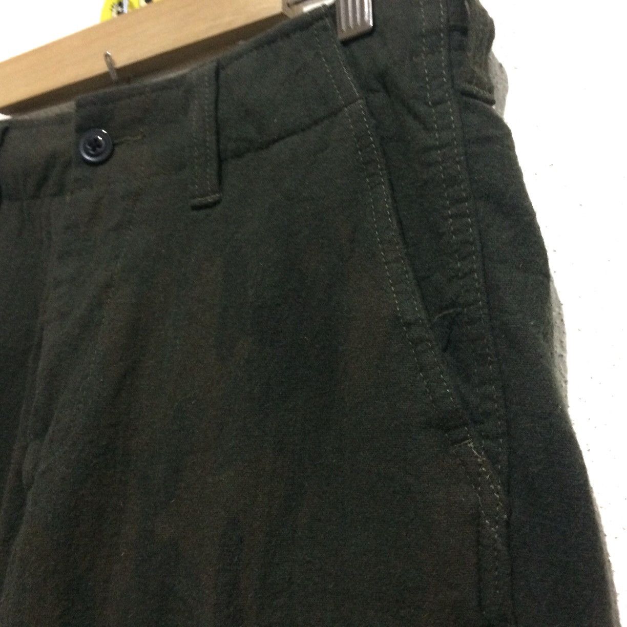 Japanese Brand × Numbers Vintage Cargo Pants Wool Camo Back Number Size M Size US 31 - 3 Thumbnail