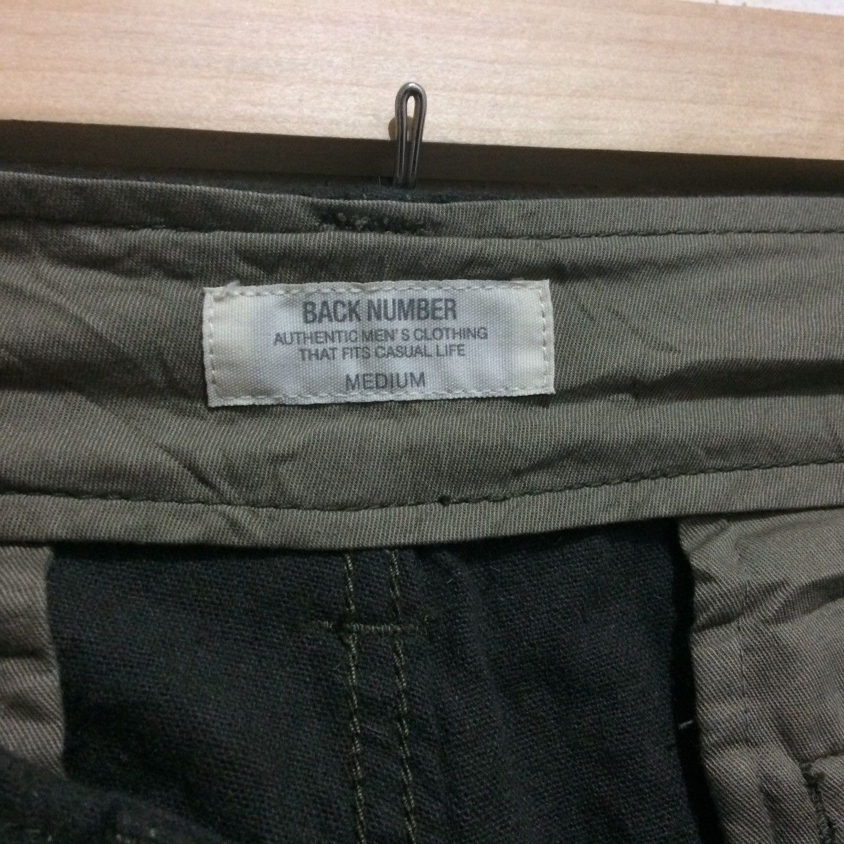 Japanese Brand × Numbers Vintage Cargo Pants Wool Camo Back Number Size M Size US 31 - 7 Thumbnail