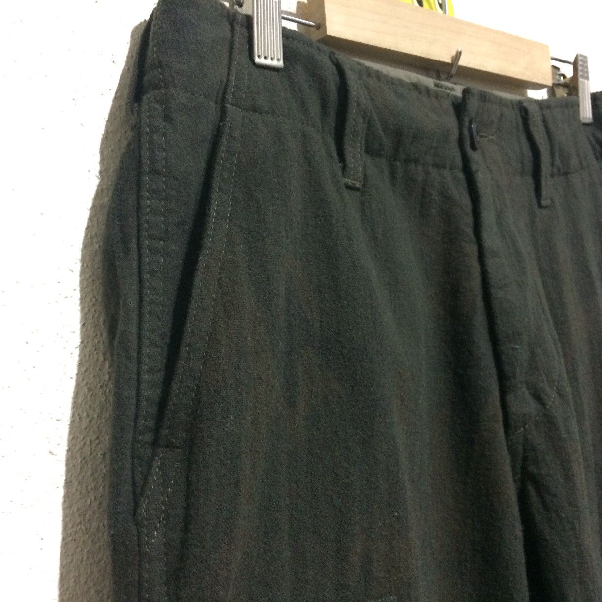 Japanese Brand × Numbers Vintage Cargo Pants Wool Camo Back Number Size M Size US 31 - 2 Thumbnail