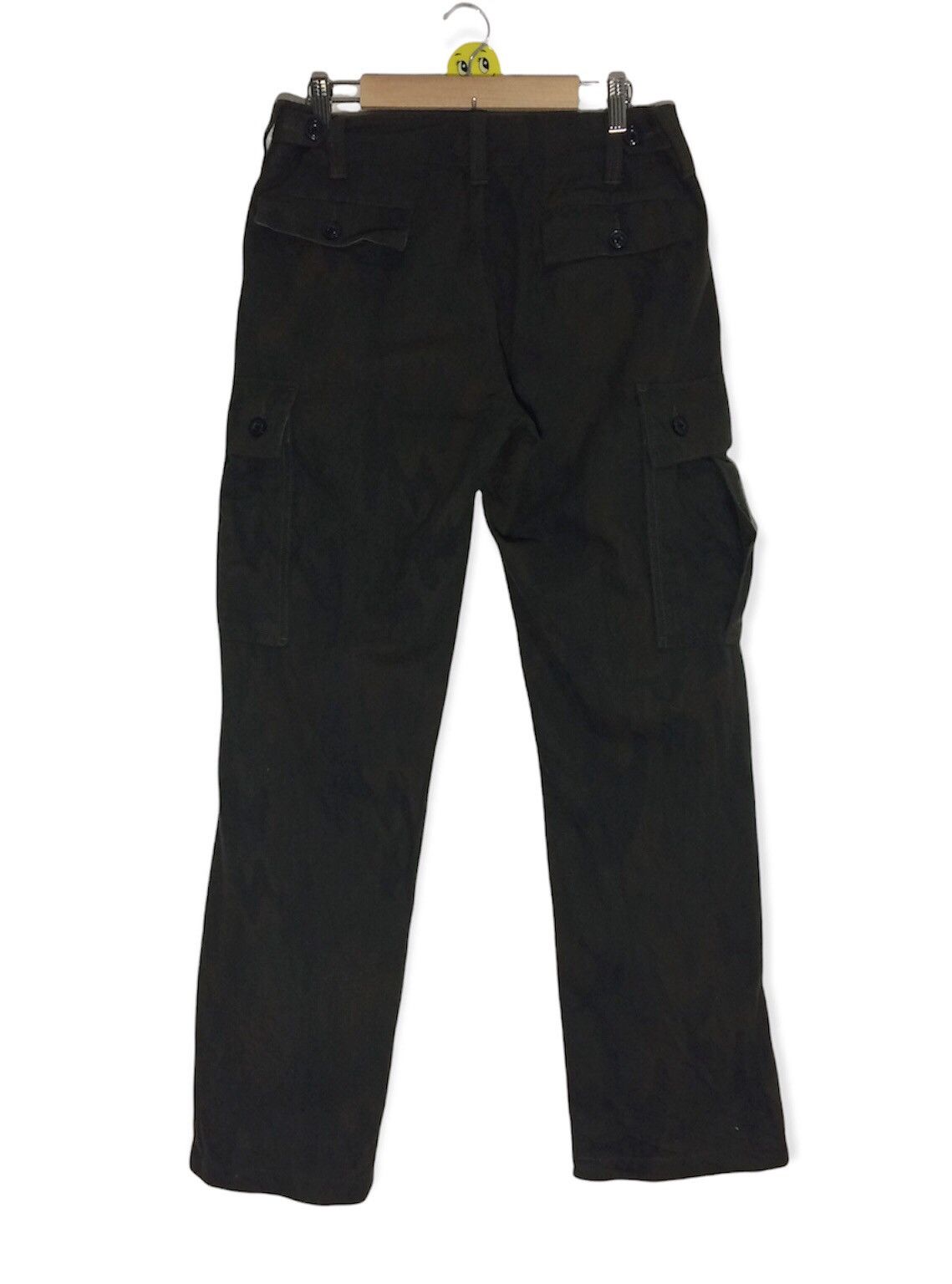 Japanese Brand × Numbers Vintage Cargo Pants Wool Camo Back Number Size M Size US 31 - 5 Thumbnail