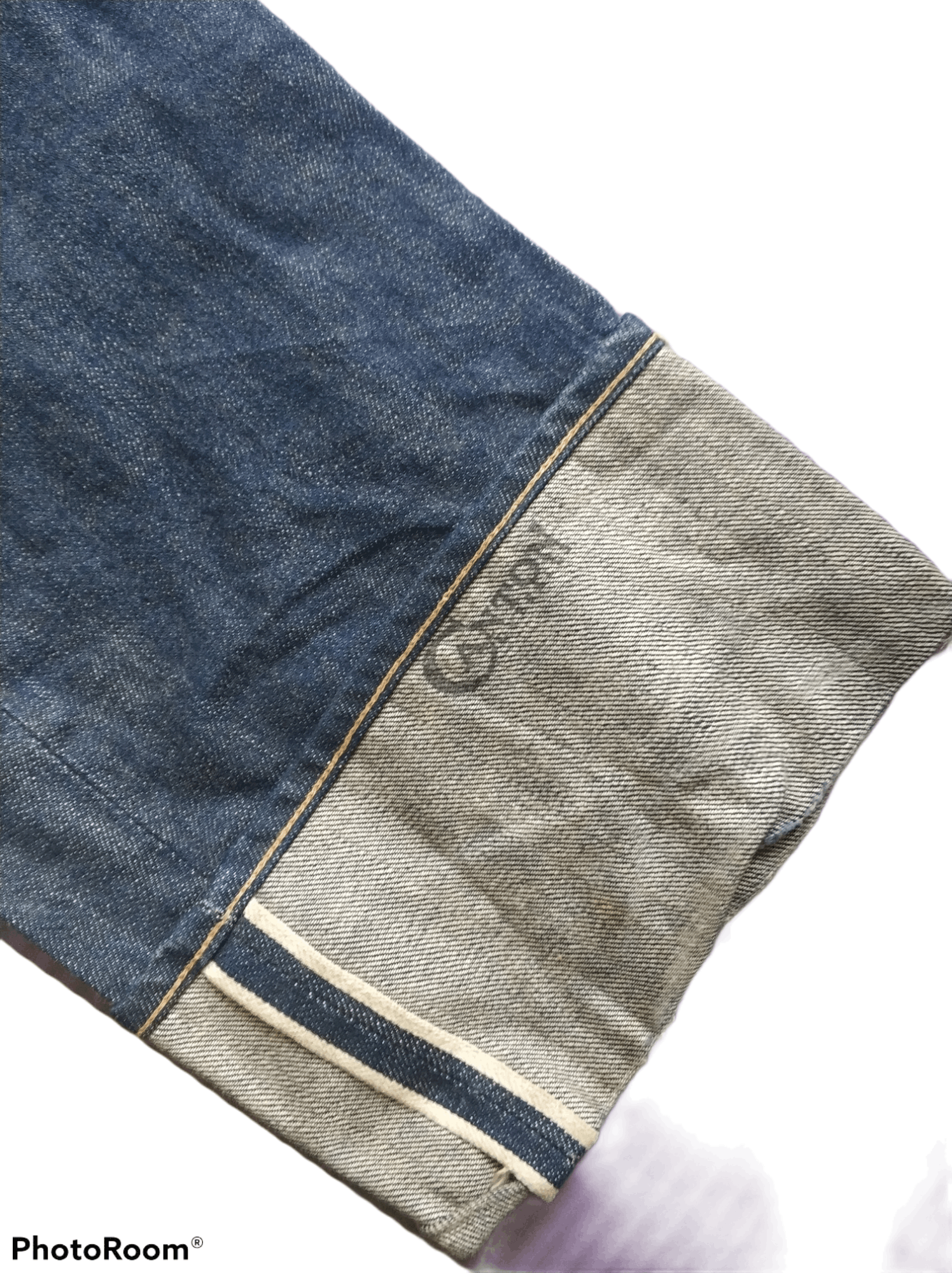 If Six Was Nine 🔥Rare Vintage Canton Distressed Redline Denim Size US 34 / EU 50 - 7 Thumbnail