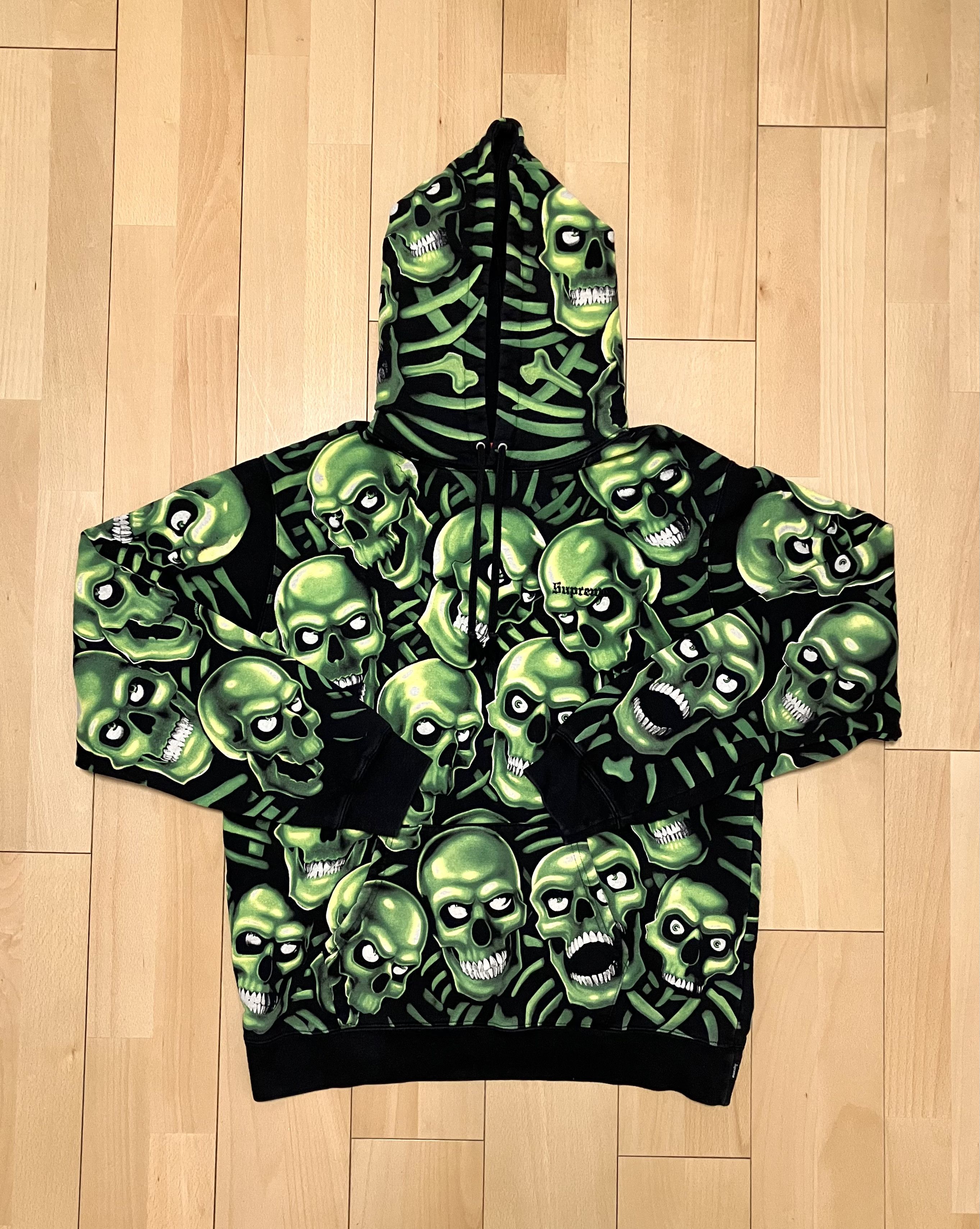 Supreme x vans skull pile hoodie on sale