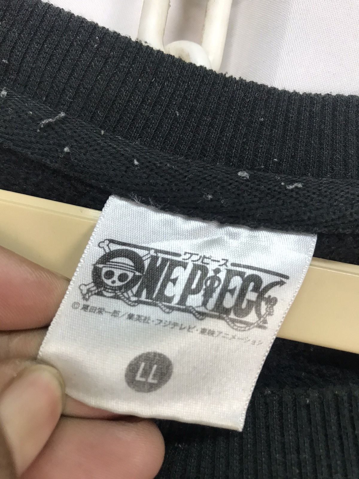 Anime × One Piece × Vintage Red-haired pirates “SHANKS” printed one piece sweatshirt Size US XL / EU 56 / 4 - 3 Thumbnail