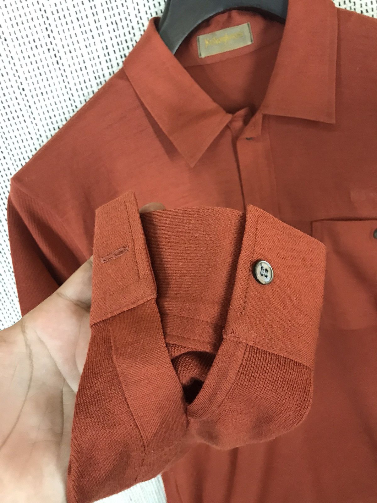 Yves Saint Laurent ‼️VINTAGE YVES SAINT LAURENT SHIRT BUTTON UPS DOUBLE POCKET‼️ Size US M / EU 48-50 / 2 - 5 Thumbnail