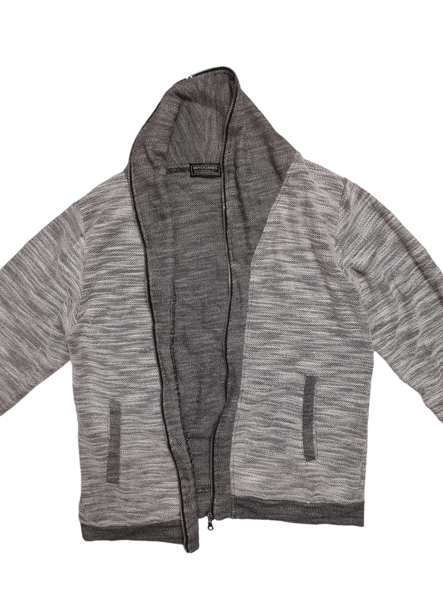 Japanese Brand Mind Game Japan Over-Zipper Hoodie (E875) Size US L / EU 52-54 / 3 - 3 Thumbnail