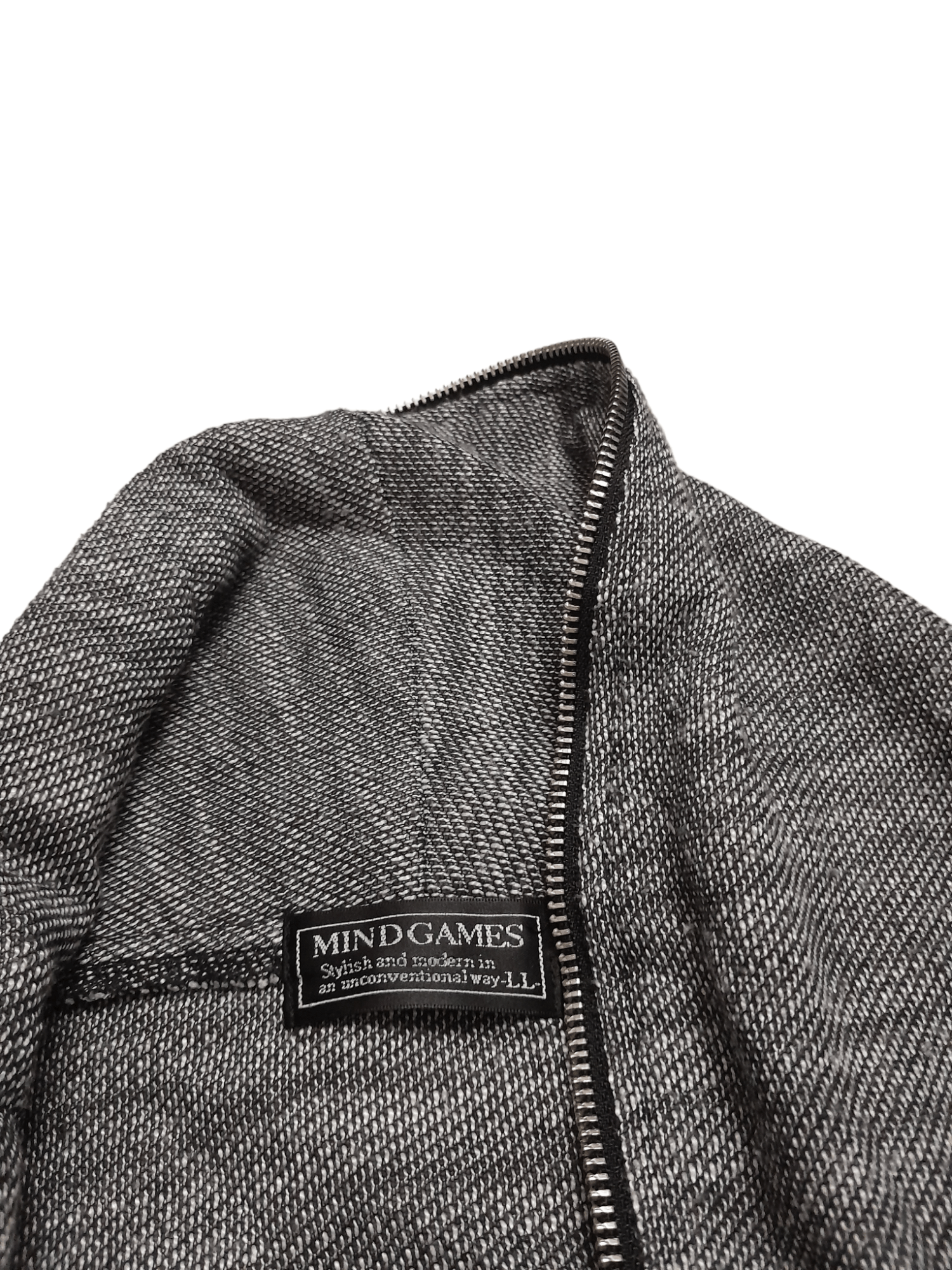 Japanese Brand Mind Game Japan Over-Zipper Hoodie (E875) Size US L / EU 52-54 / 3 - 4 Thumbnail