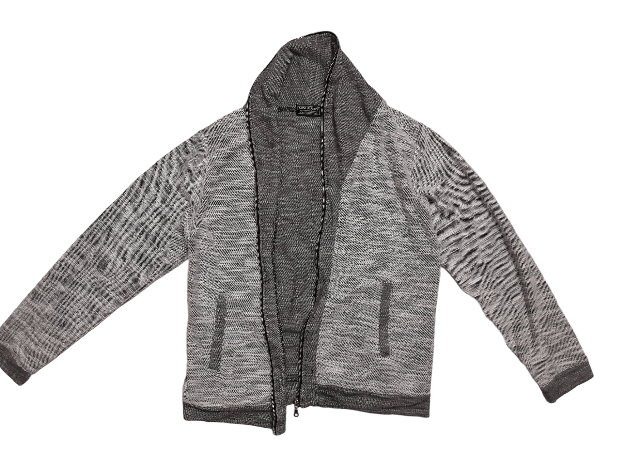 Japanese Brand Mind Game Japan Over-Zipper Hoodie (E875) Size US L / EU 52-54 / 3 - 2 Thumbnail