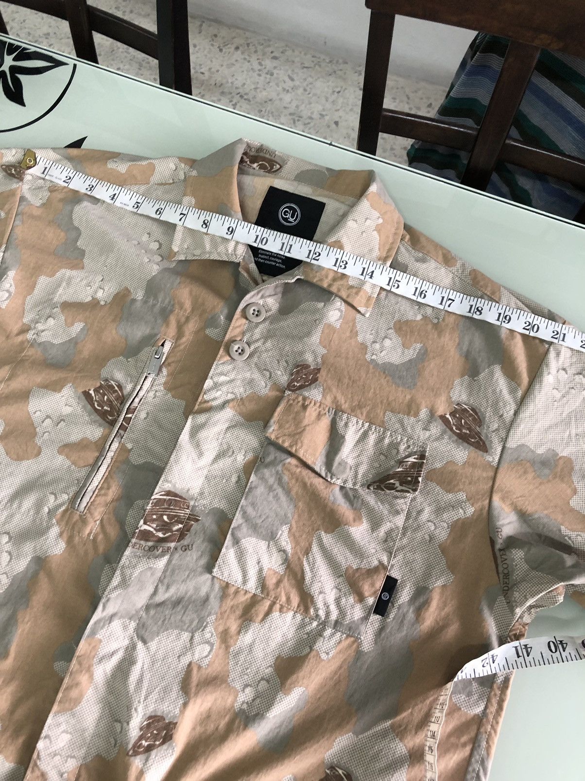 Jun Takahashi ❗️UNDERCOVER x GU Camo Military Oversized Button Up Shirt Size US S / EU 44-46 / 1 - 20 Thumbnail