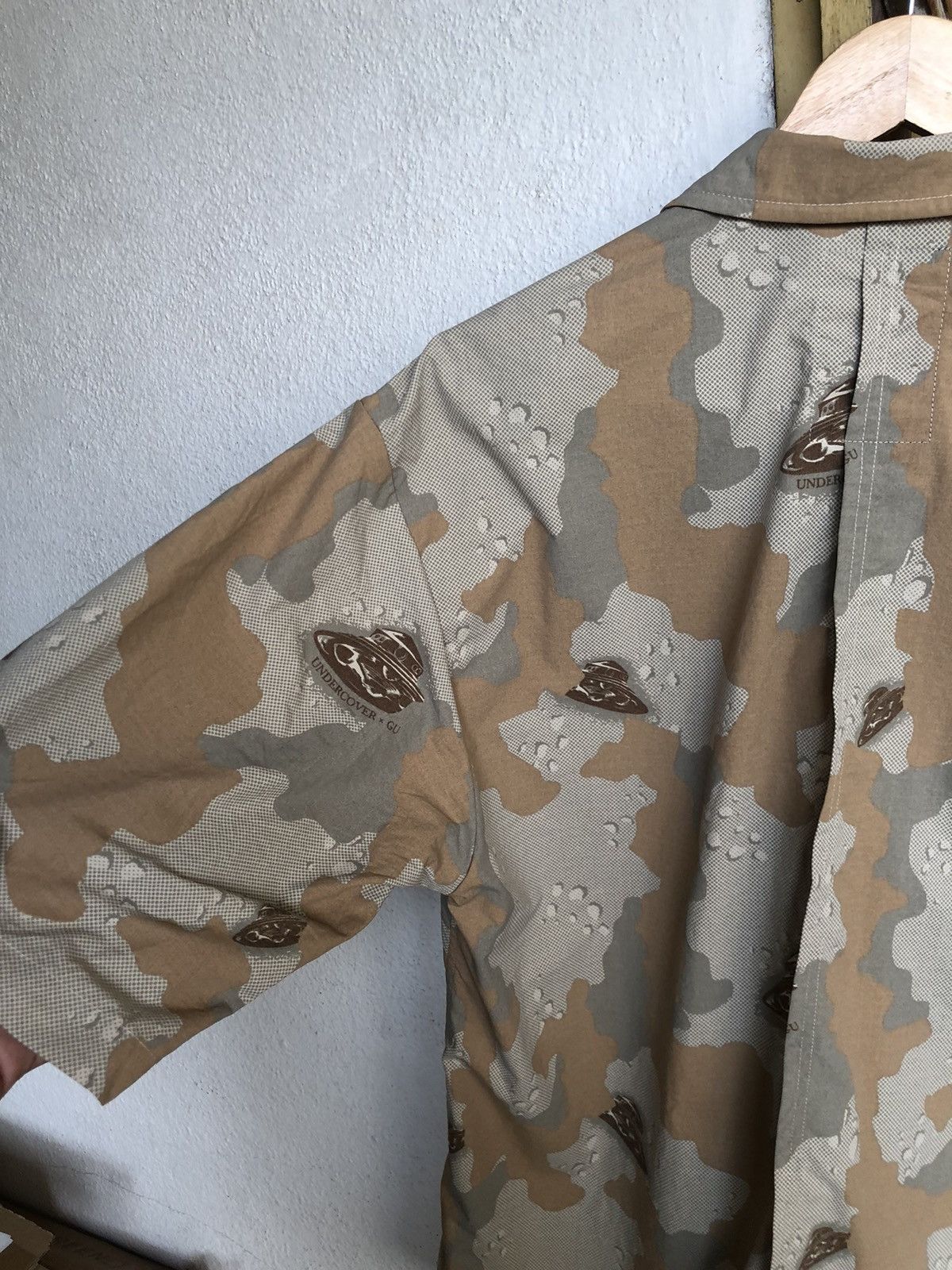 Jun Takahashi ❗️UNDERCOVER x GU Camo Military Oversized Button Up Shirt Size US S / EU 44-46 / 1 - 17 Thumbnail
