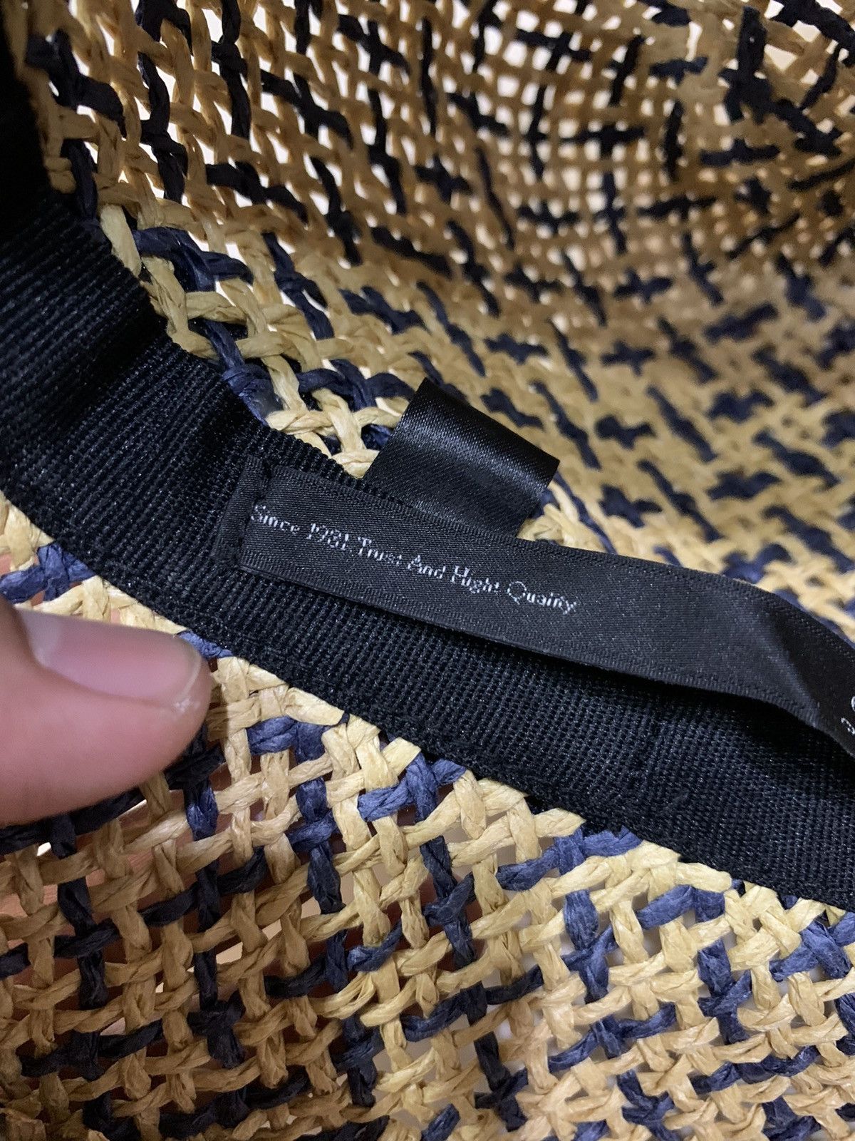 Tete Homme TETE HOMME STRAW BUCKET HAT Size ONE SIZE - 6 Thumbnail