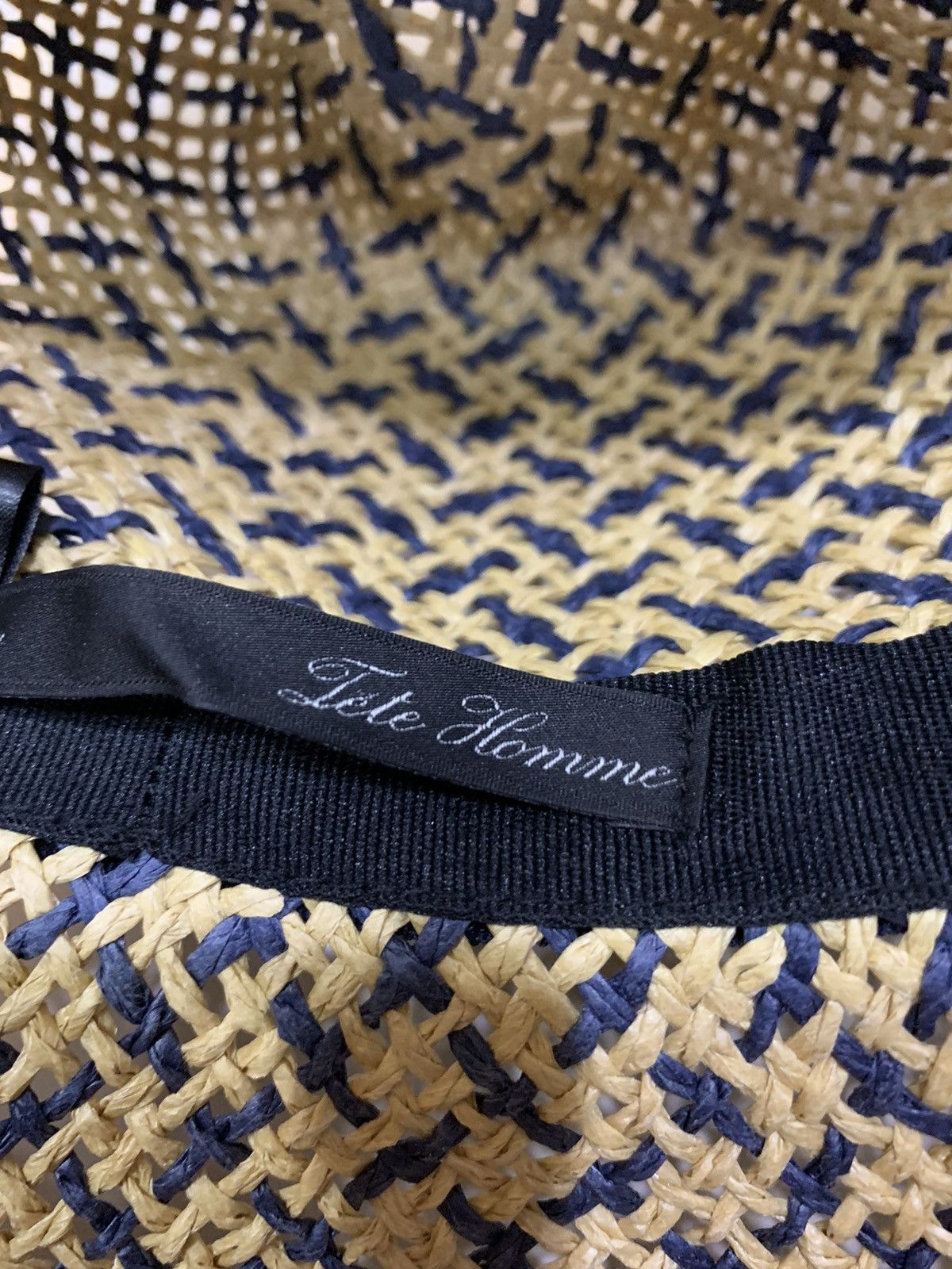Tete Homme TETE HOMME STRAW BUCKET HAT Size ONE SIZE - 5 Thumbnail
