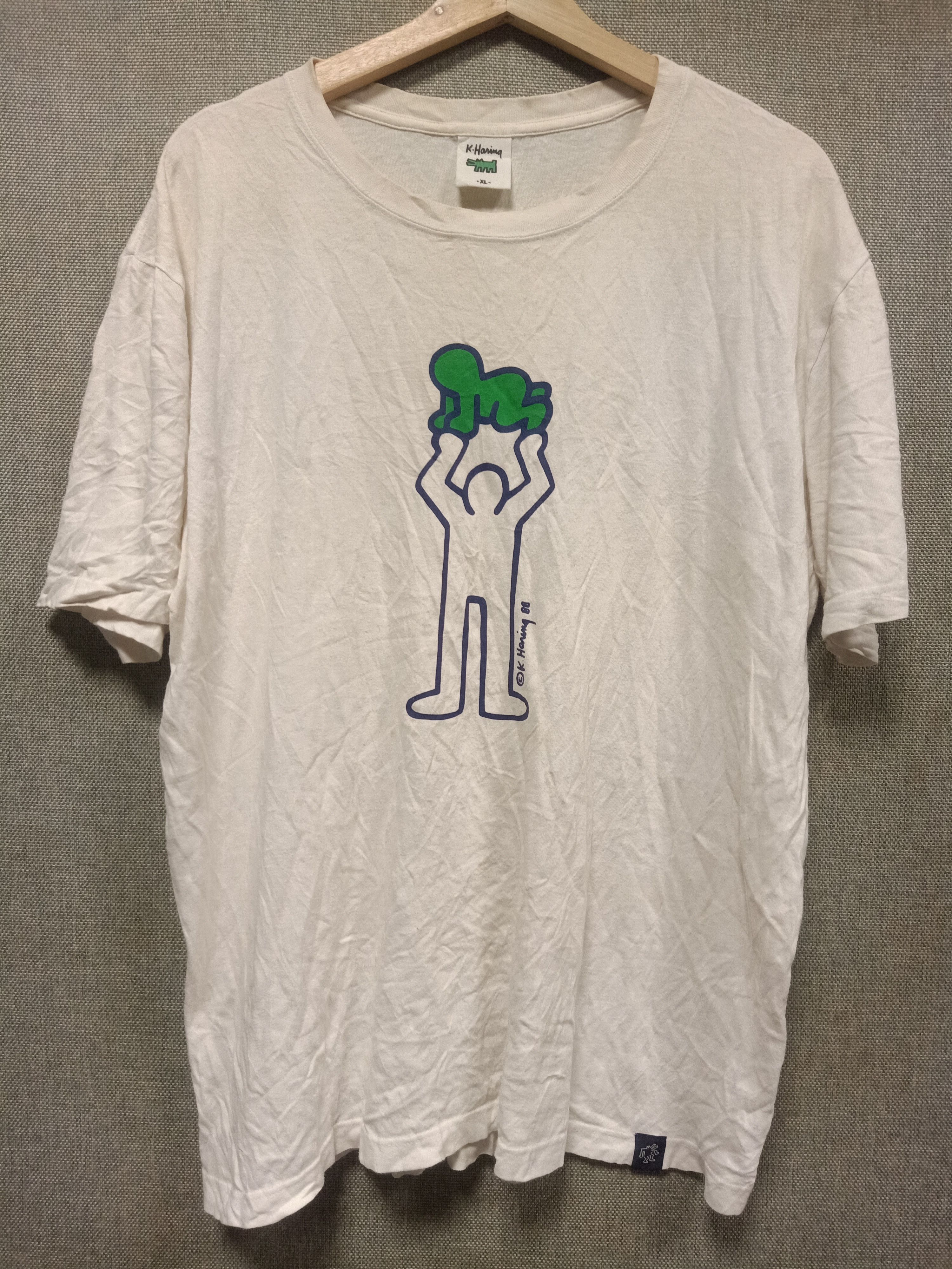 Keith Haring t shirt keith haring 88 very rare Size US XL / EU 56 / 4 - 1 Thumbnail