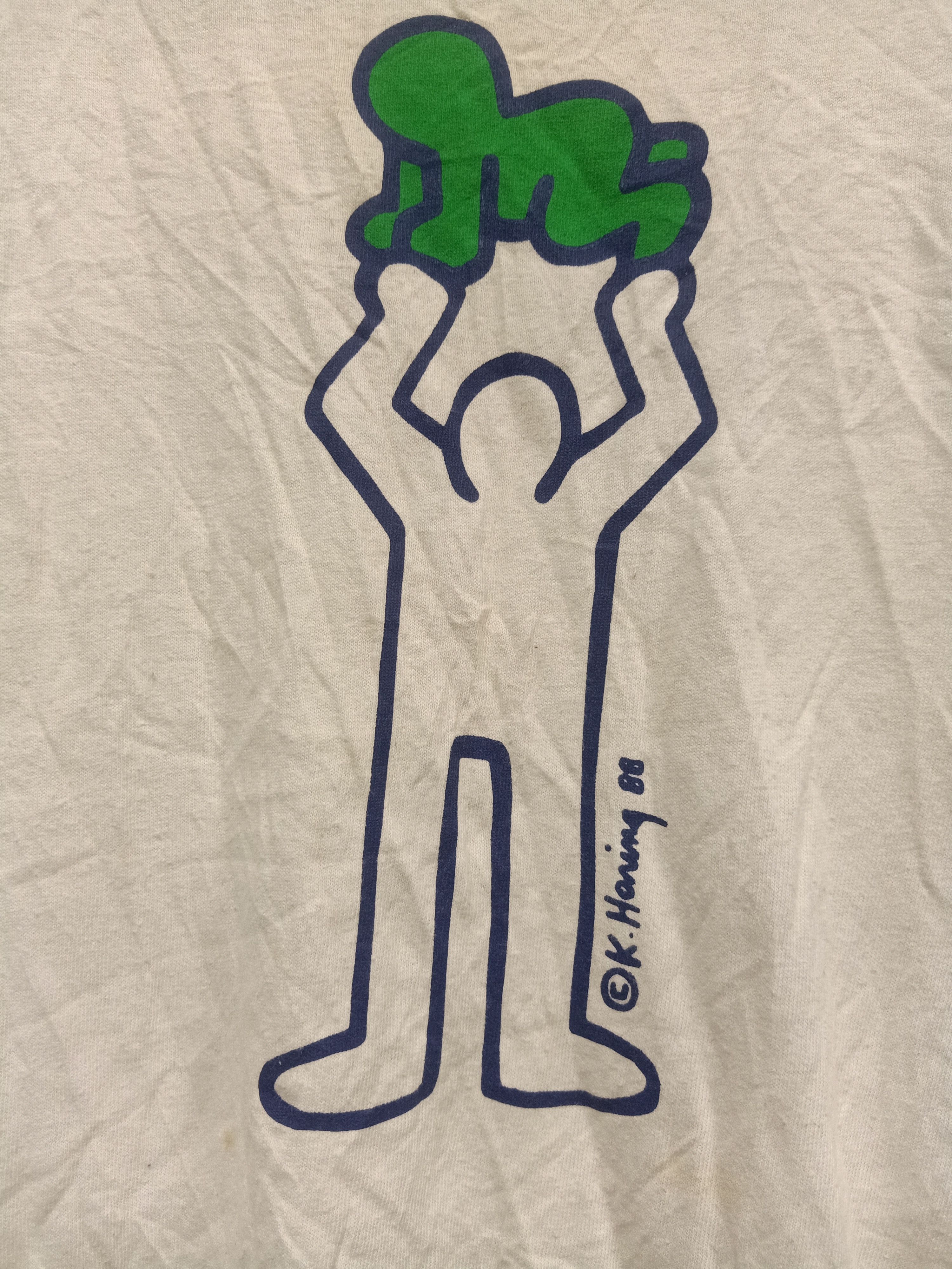 Keith Haring t shirt keith haring 88 very rare Size US XL / EU 56 / 4 - 3 Thumbnail