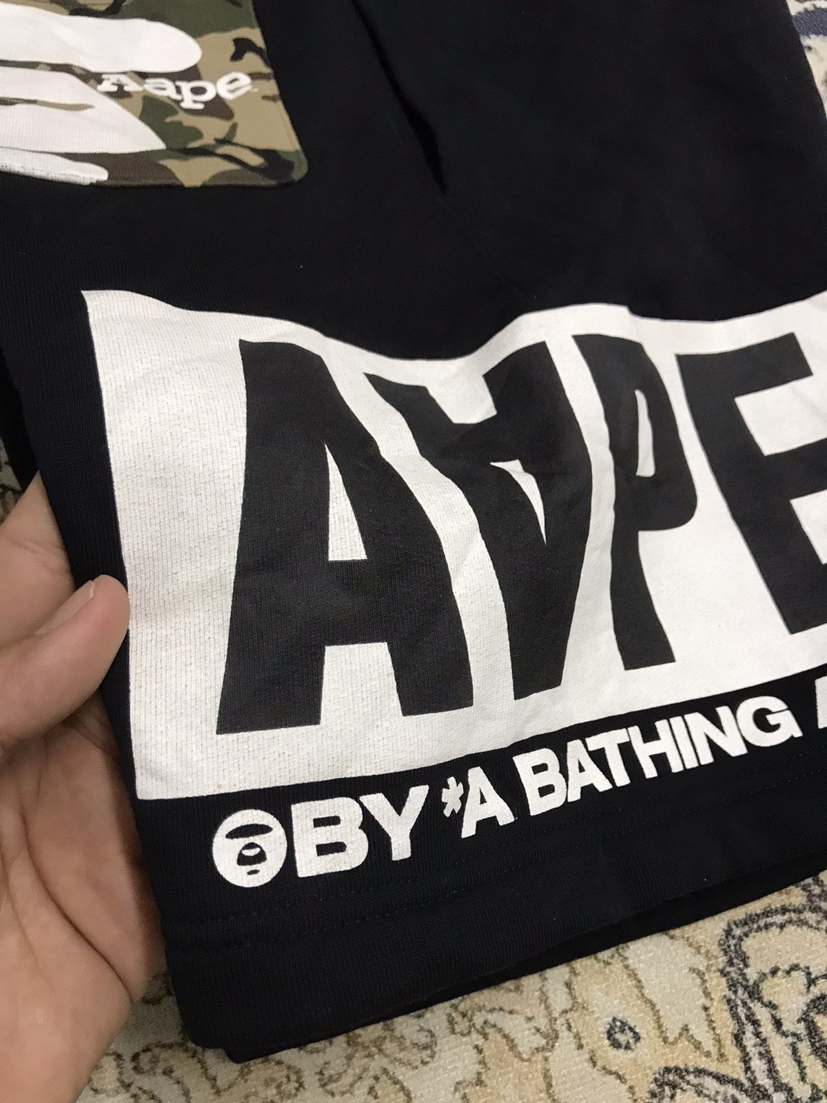 Aape Aape by A Bathing Ape Camo Sweat Shorts Size US 30 / EU 46 - 14 Thumbnail