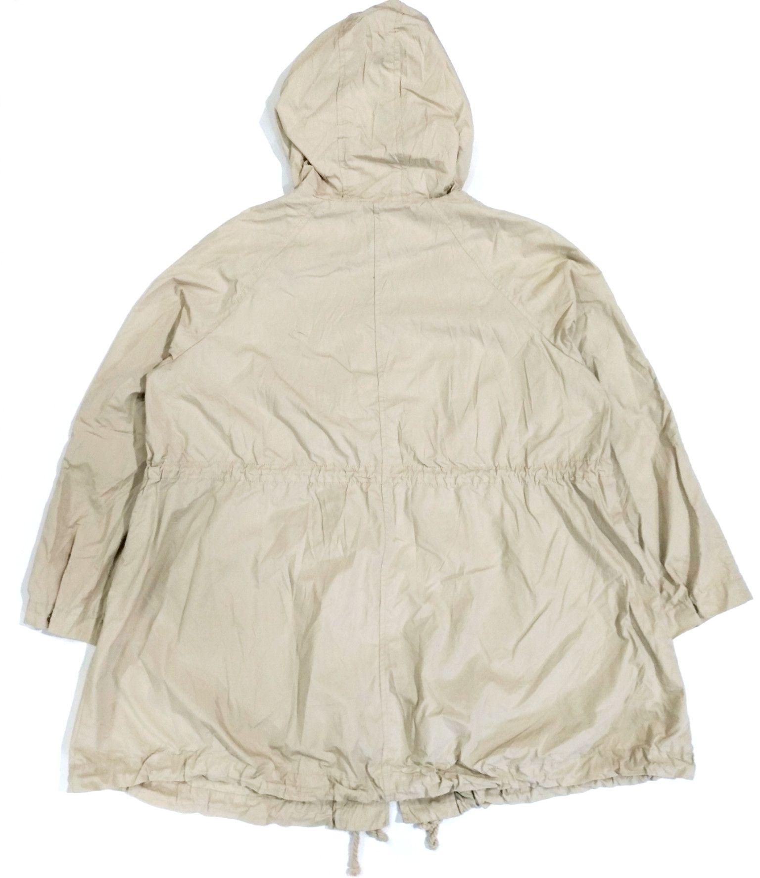 Designer × Japanese Brand RARE! EARTH MUSIC & ECOLOGY BEIGE HOODIE PARKA Size US M / EU 48-50 / 2 - 2 Thumbnail