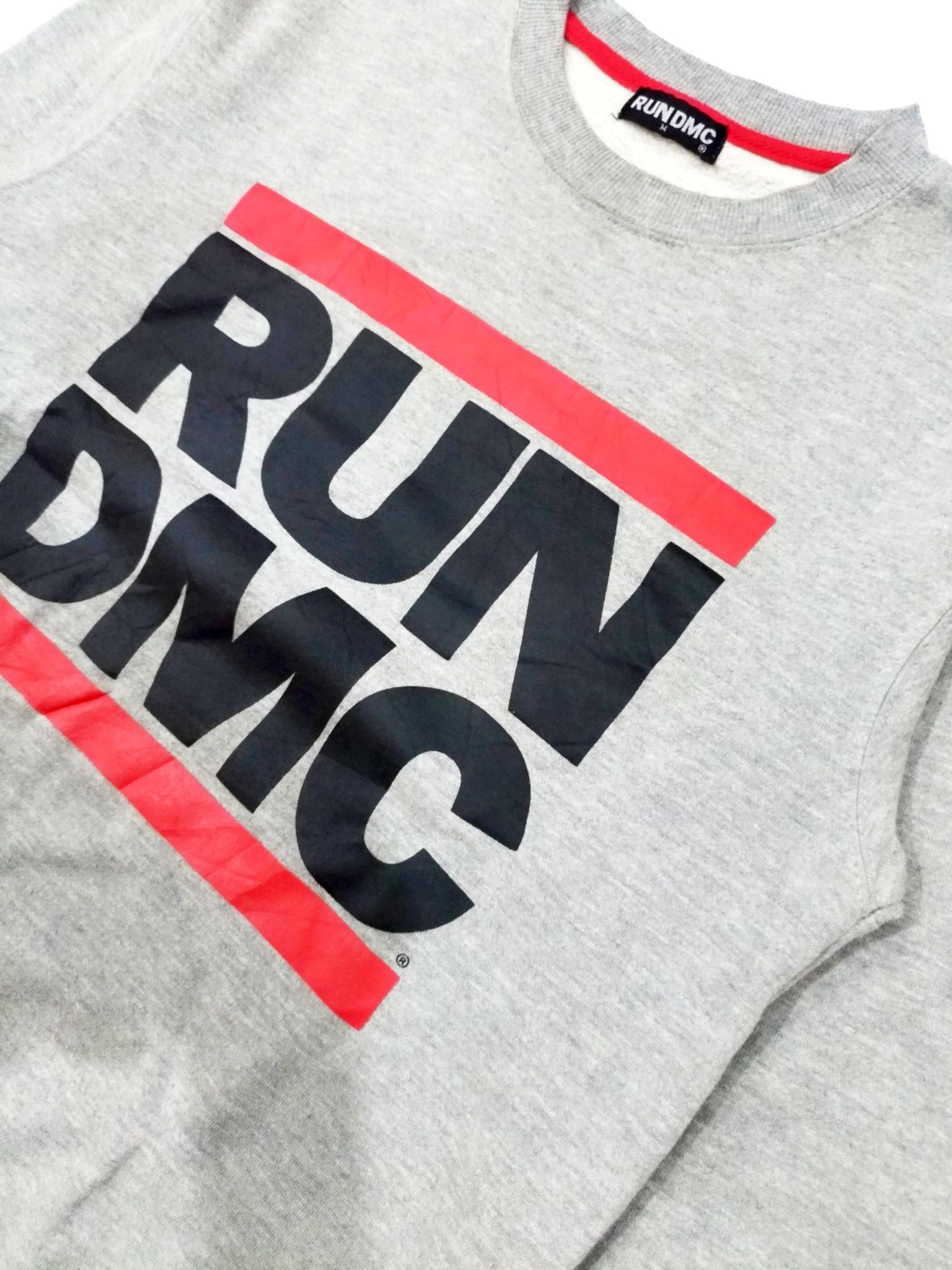 Band Tees × RUN DMC × Rap Tees RARE! RUN DMC BIG SPELL OUT SWEATSHIRT Size US S / EU 44-46 / 1 - 4 Thumbnail