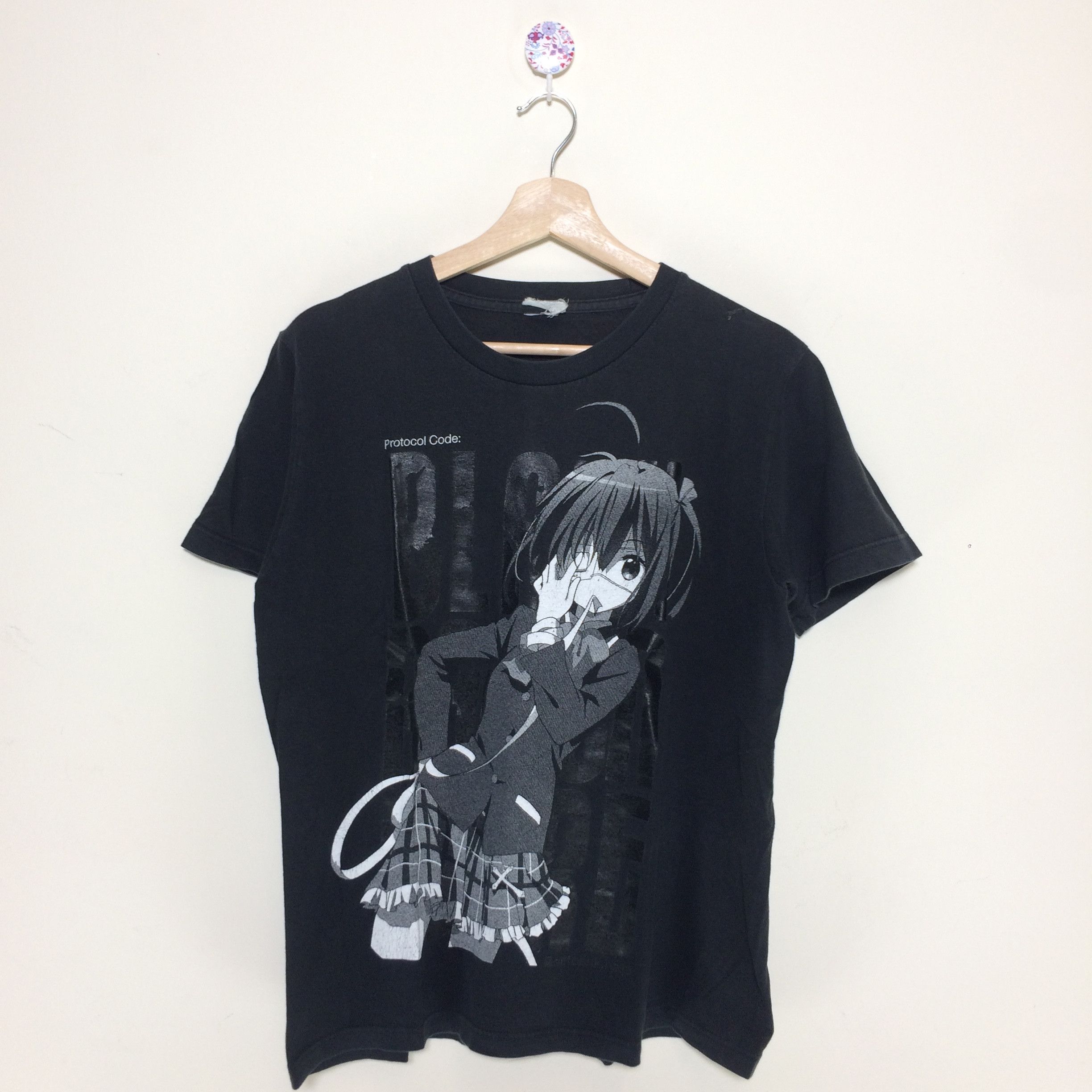 Anime × Vintage 🔥Vintage Deal🔥 Japanese Anime Protocol Code Chunibyo Tee Size US M / EU 48-50 / 2 - 1 Thumbnail