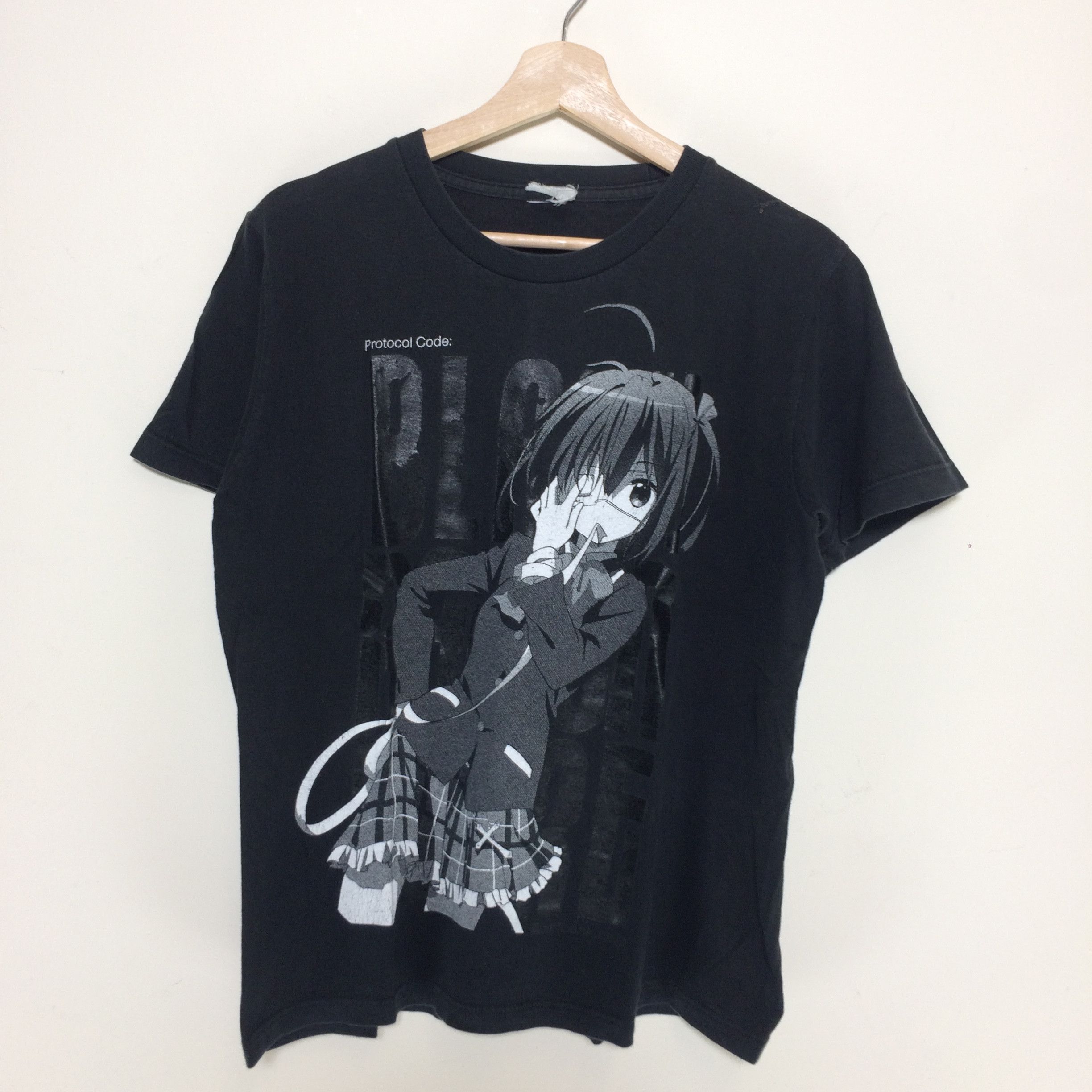 Anime × Vintage 🔥Vintage Deal🔥 Japanese Anime Protocol Code Chunibyo Tee Size US M / EU 48-50 / 2 - 2 Thumbnail