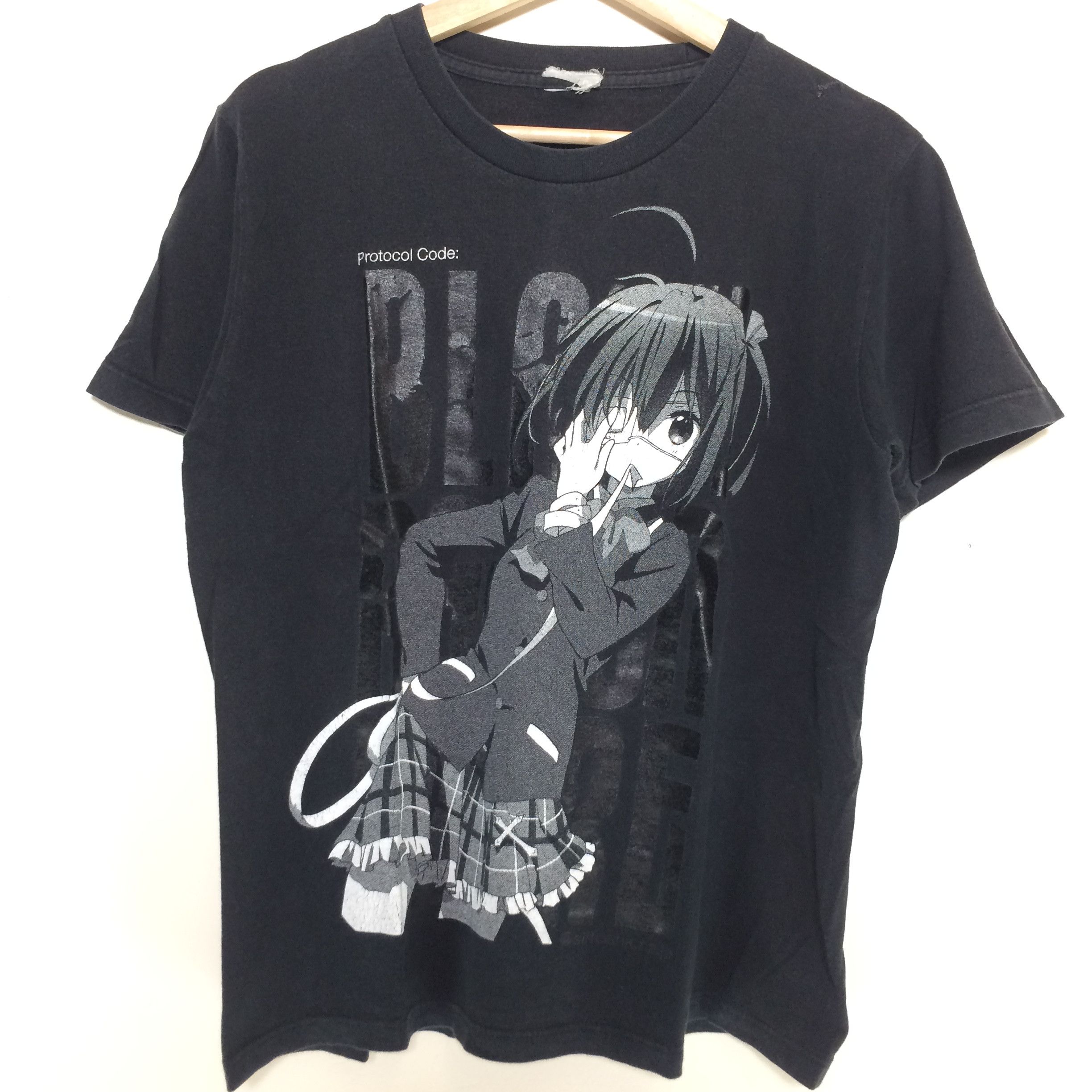 Anime × Vintage 🔥Vintage Deal🔥 Japanese Anime Protocol Code Chunibyo Tee Size US M / EU 48-50 / 2 - 3 Thumbnail