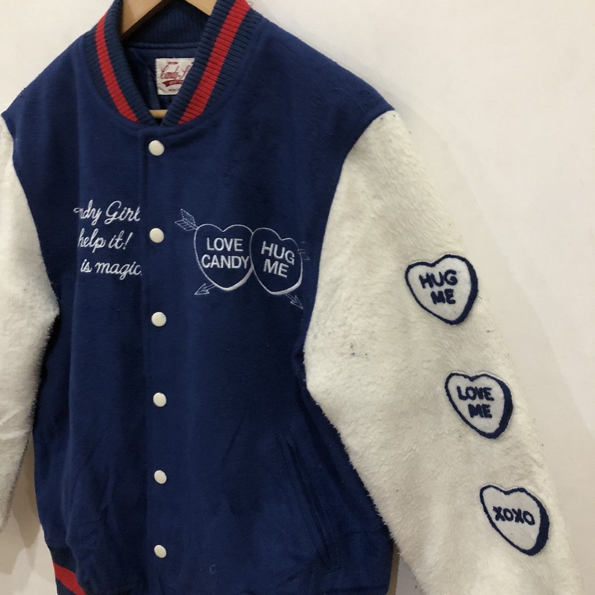 Vintage Varsity Jacket Union Made Candy Stripper Ministry Co.Ltd Size US M / EU 48-50 / 2 - 4 Thumbnail
