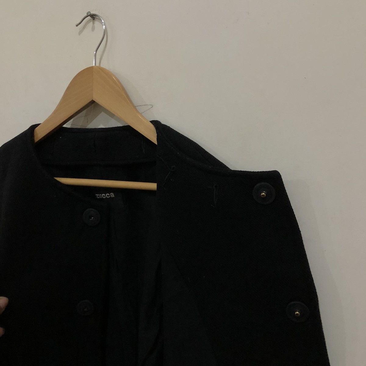 Issey Miyake Vintage Zucca Issey Miyake Rich Black Double Breast Size US M / EU 48-50 / 2 - 9 Thumbnail