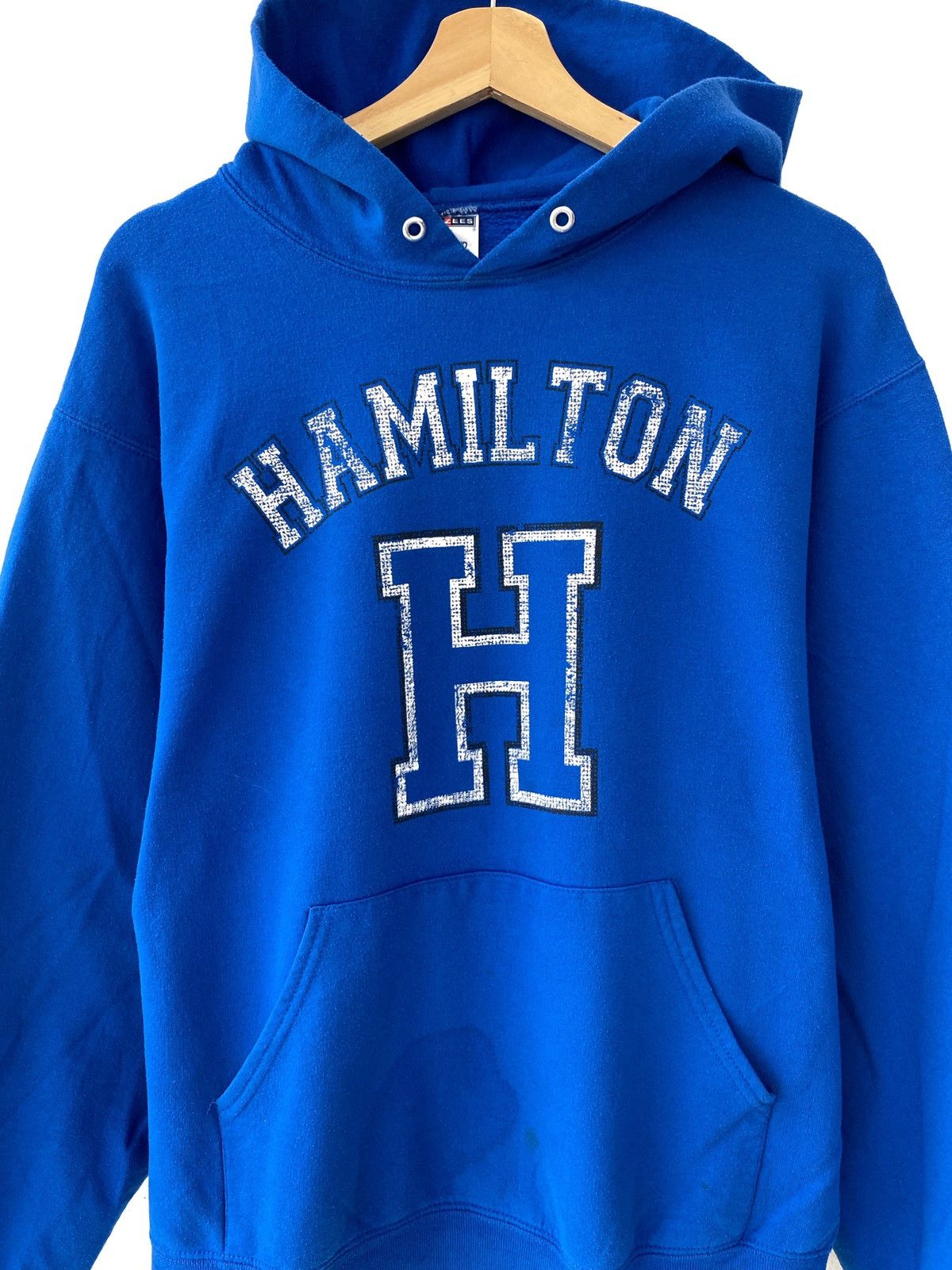 Hamilton Vintage Hamilton Blue Pullover Hoodies Size US M / EU 48-50 / 2 - 2 Thumbnail