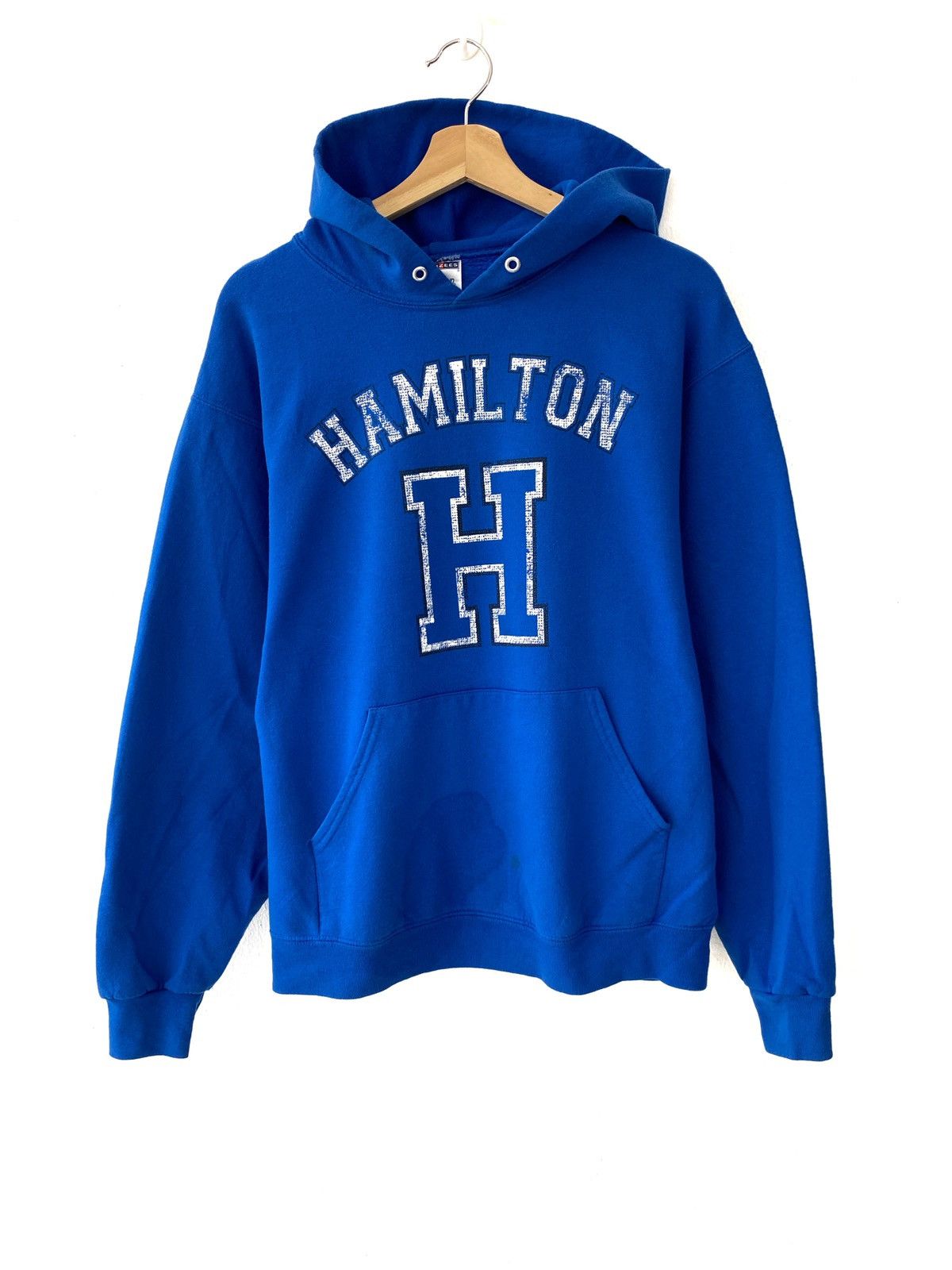 Hamilton Vintage Hamilton Blue Pullover Hoodies Size US M / EU 48-50 / 2 - 1 Thumbnail