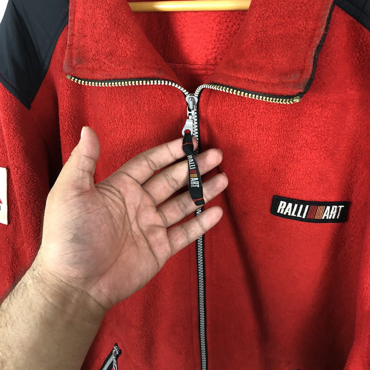 Japanese Brand RARE FLEECE JACKET RALLI ART MITSUBISHI MOTORS Size US M / EU 48-50 / 2 - 5 Thumbnail