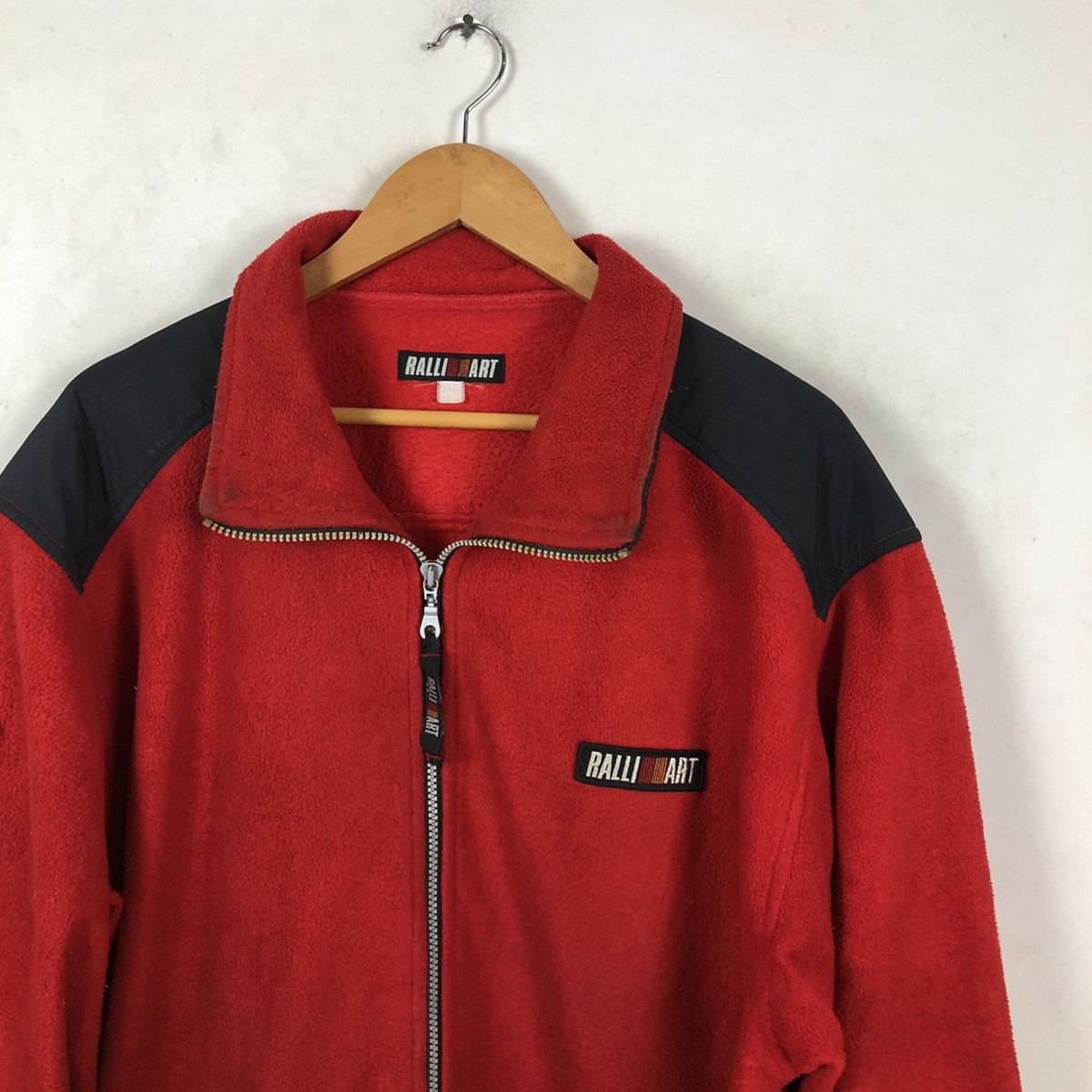 Japanese Brand RARE FLEECE JACKET RALLI ART MITSUBISHI MOTORS Size US M / EU 48-50 / 2 - 3 Thumbnail