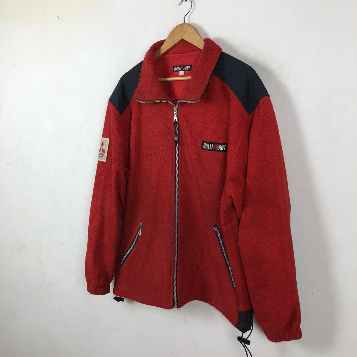 Japanese Brand RARE FLEECE JACKET RALLI ART MITSUBISHI MOTORS Size US M / EU 48-50 / 2 - 2 Thumbnail