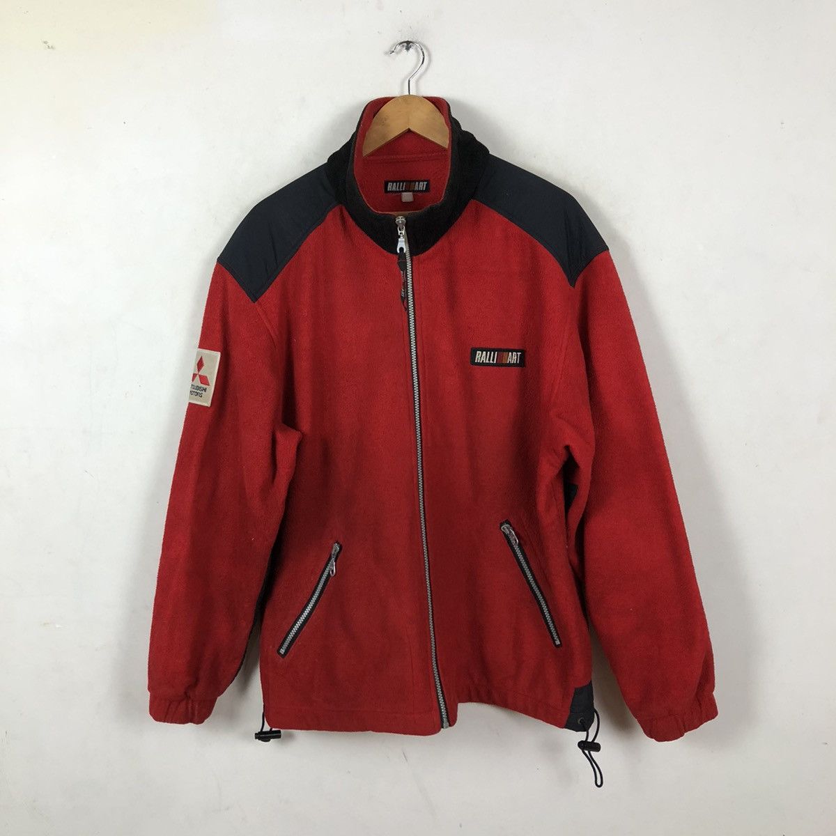 Japanese Brand RARE FLEECE JACKET RALLI ART MITSUBISHI MOTORS Size US M / EU 48-50 / 2 - 9 Thumbnail