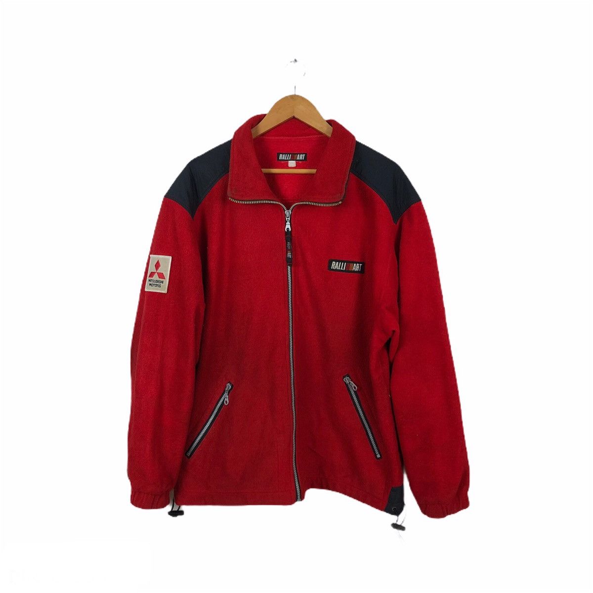 Japanese Brand RARE FLEECE JACKET RALLI ART MITSUBISHI MOTORS Size US M / EU 48-50 / 2 - 1 Thumbnail