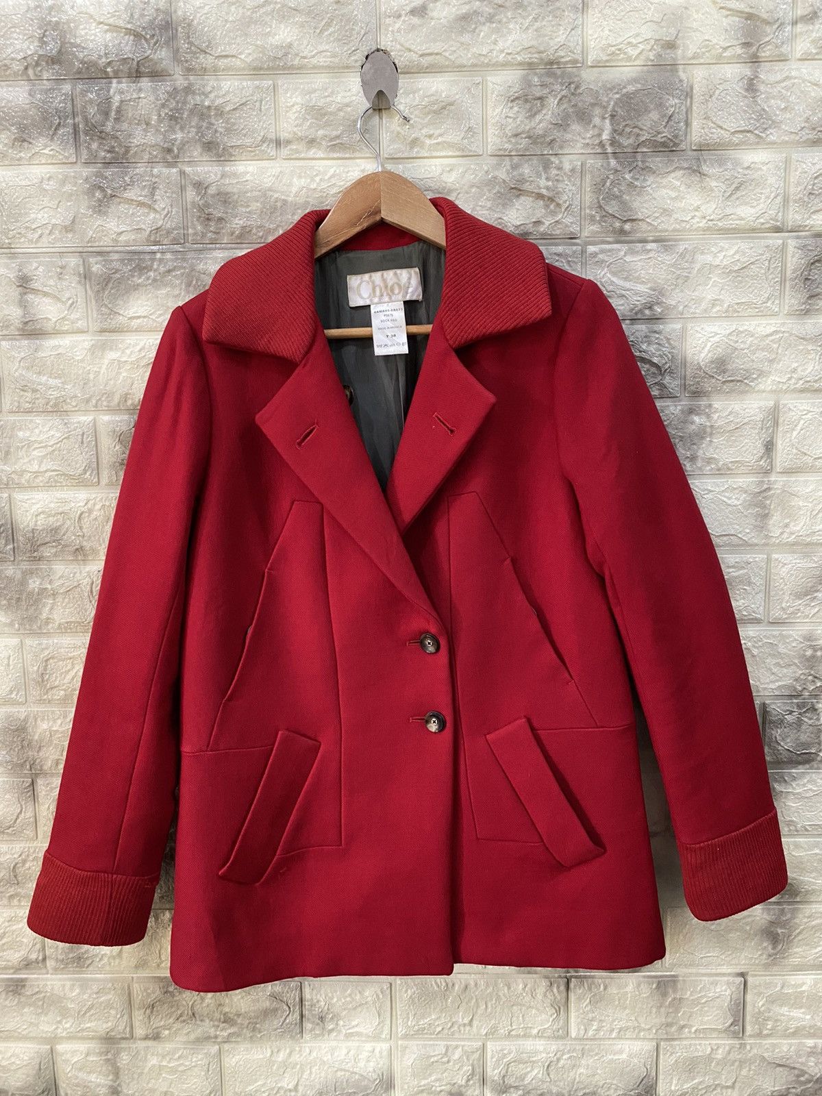 Chloe CHLOE SOCK RED JACKET Size S / US 4 / IT 40 - 4 Thumbnail