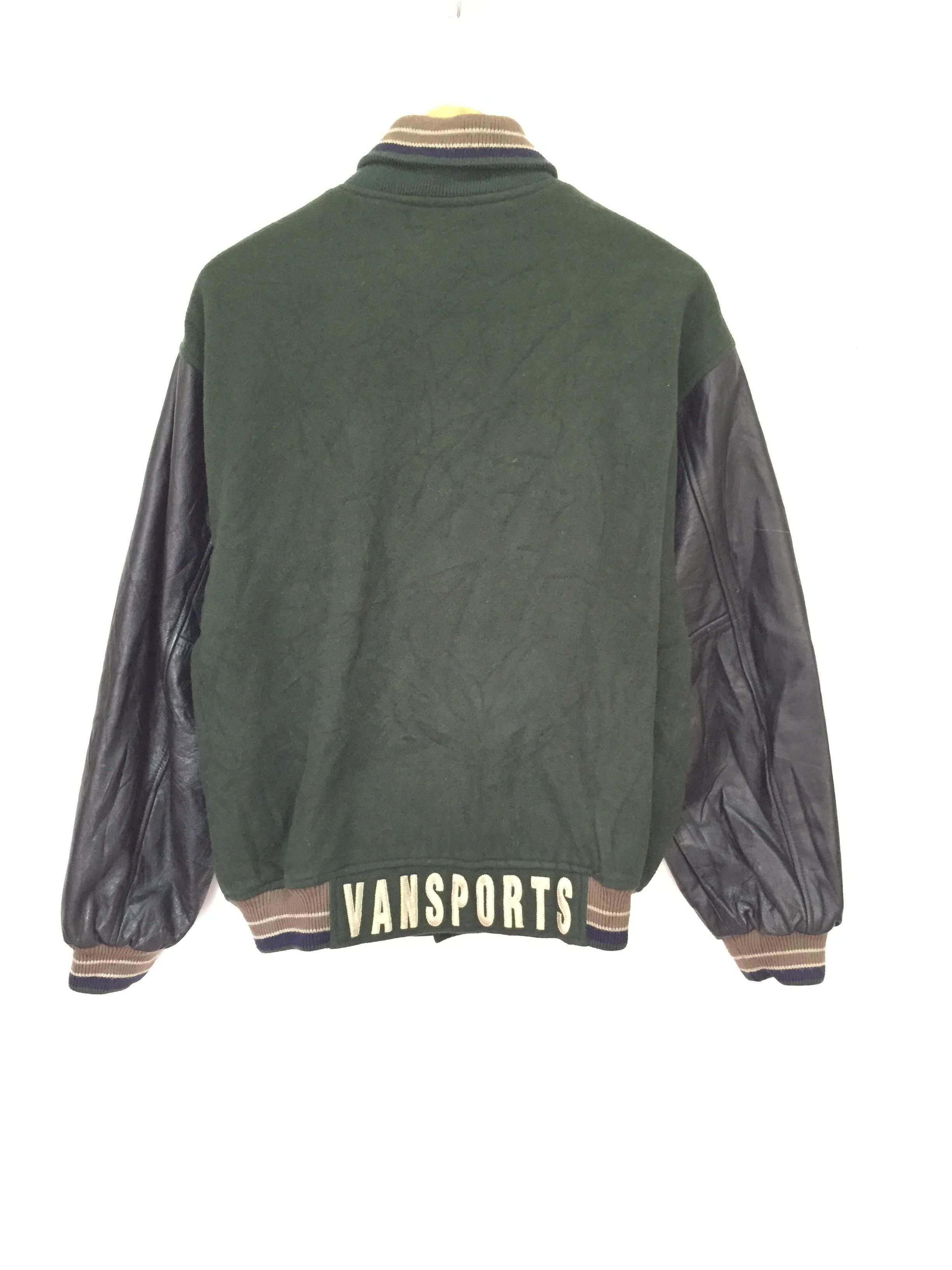 Japanese Brand 90's VAN SPORT Varsity leather jacket Size US M / EU 48-50 / 2 - 8 Thumbnail