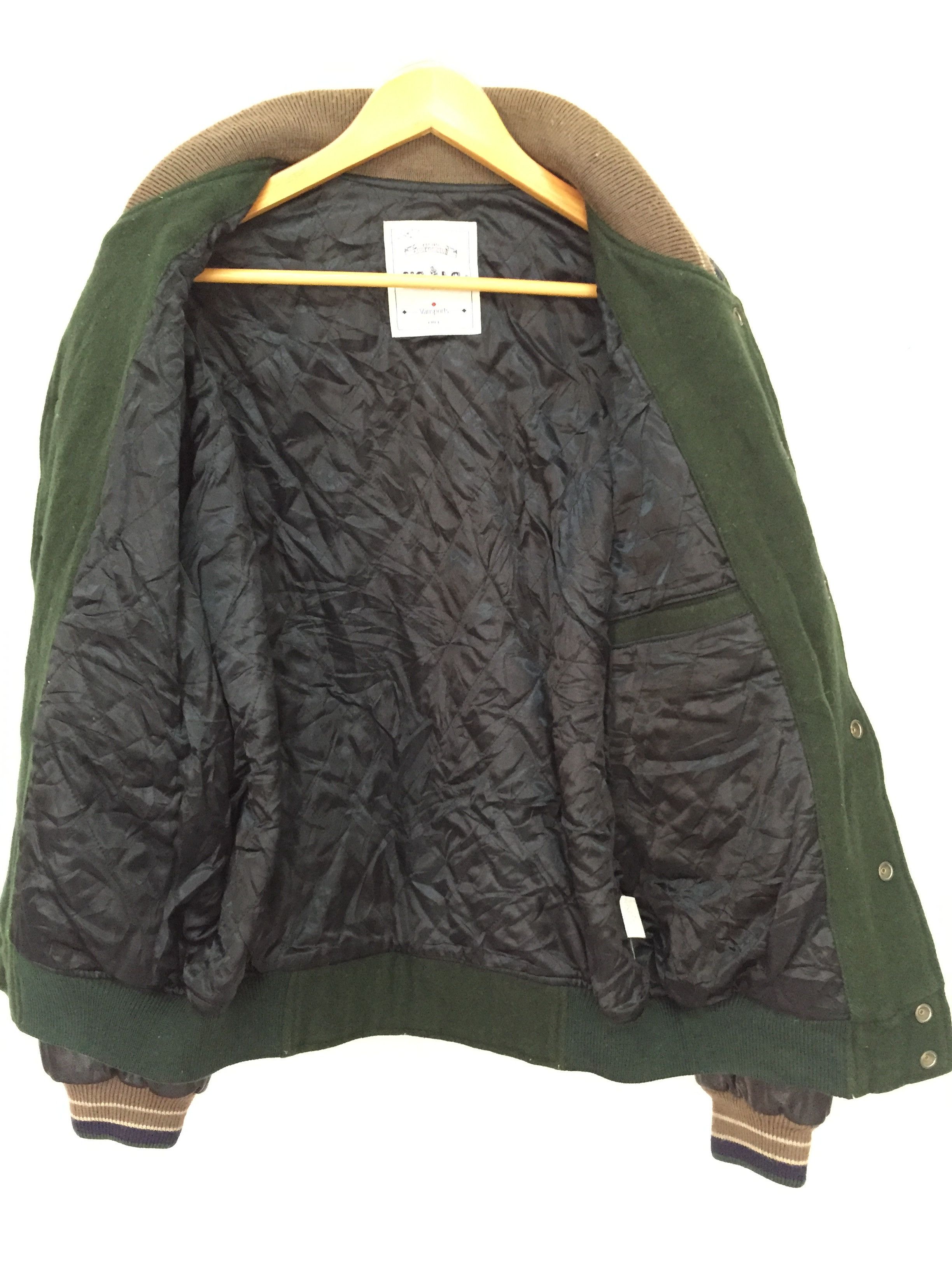 Japanese Brand 90's VAN SPORT Varsity leather jacket Size US M / EU 48-50 / 2 - 10 Thumbnail
