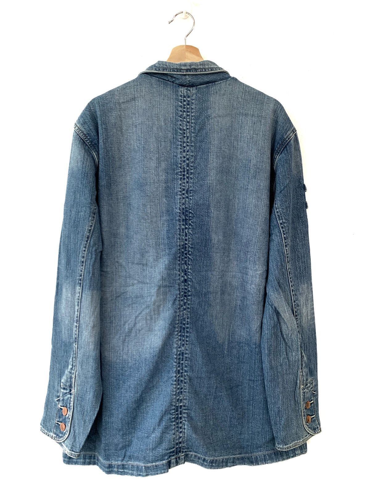Sean John Vintage Sean John Denim Long Coat/Jacket Size US XL / EU 56 / 4 - 2 Thumbnail