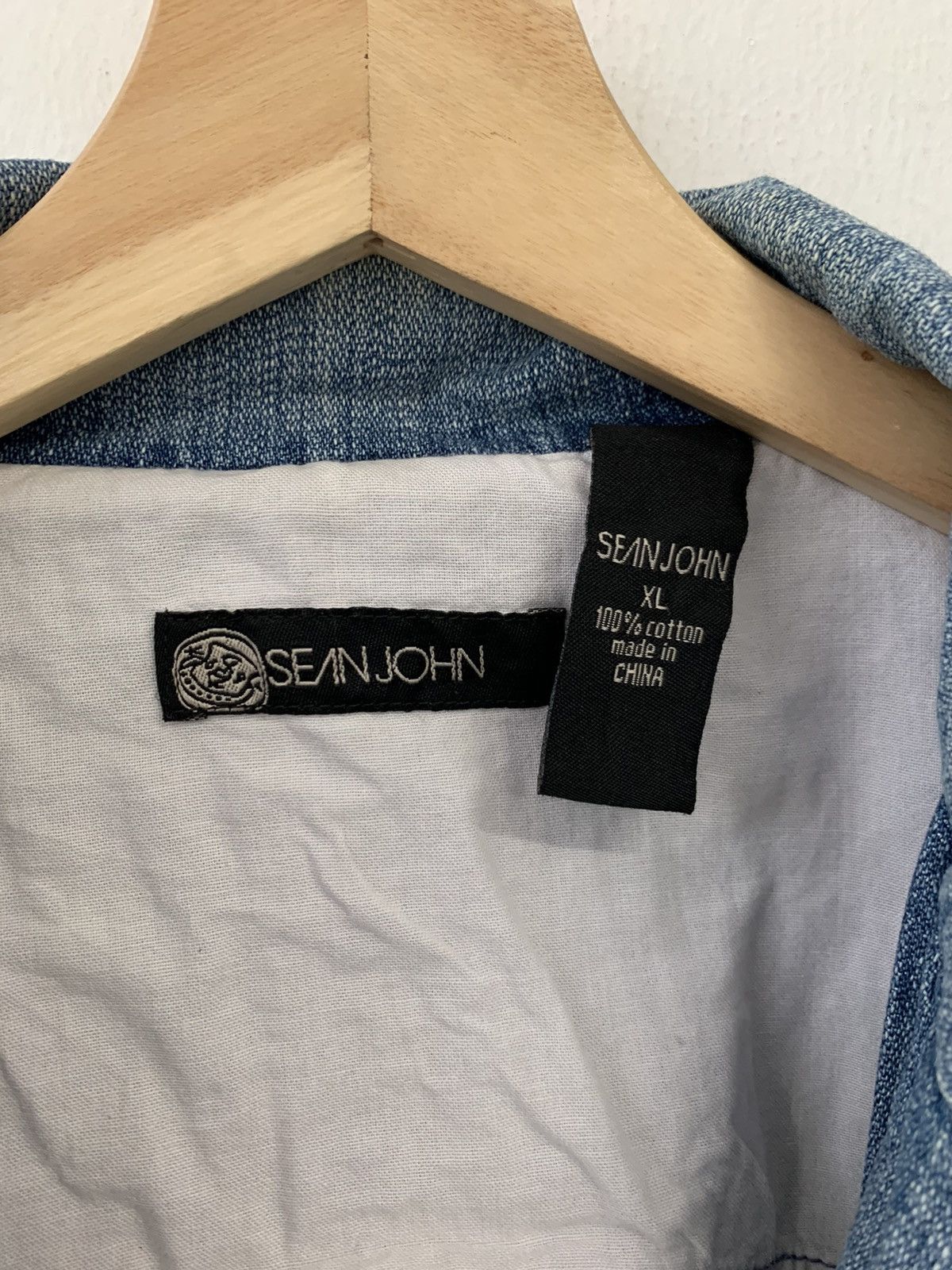 Sean John Vintage Sean John Denim Long Coat/Jacket Size US XL / EU 56 / 4 - 3 Thumbnail