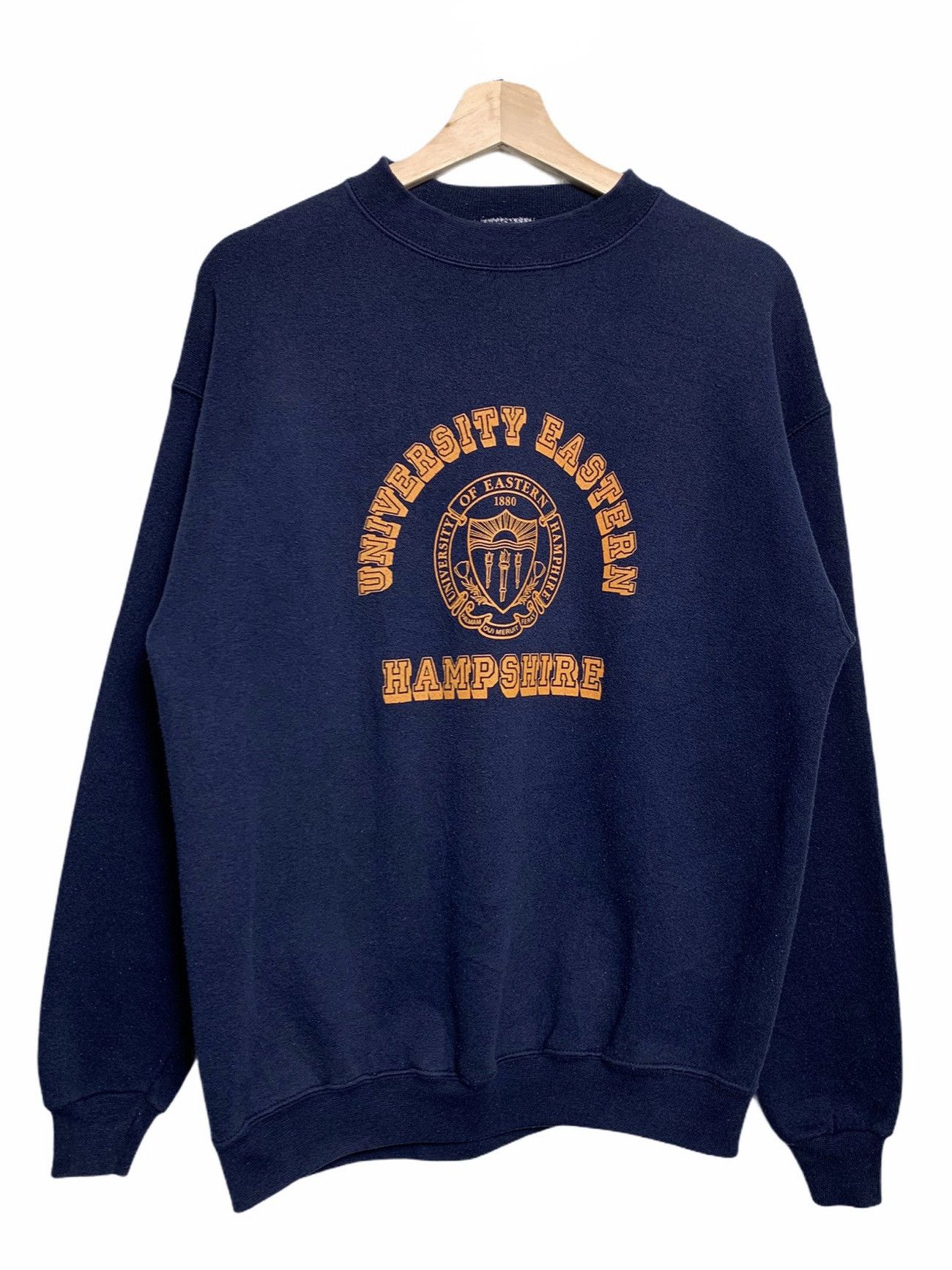 Tultex Vintage University Eastern Hampshire Crewneck Size US M / EU 48-50 / 2 - 1 Thumbnail