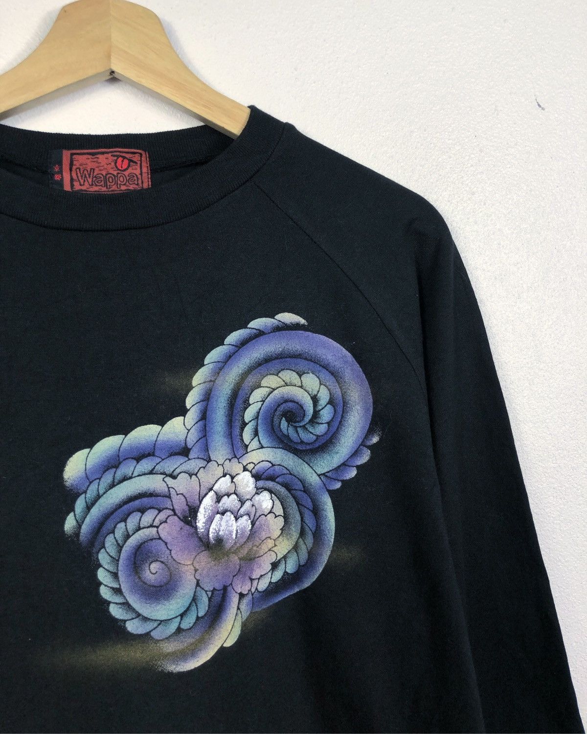 Japanese Brand Rare Wappa Japan Buddha Big Print Tee Size US L / EU 52-54 / 3 - 4 Thumbnail