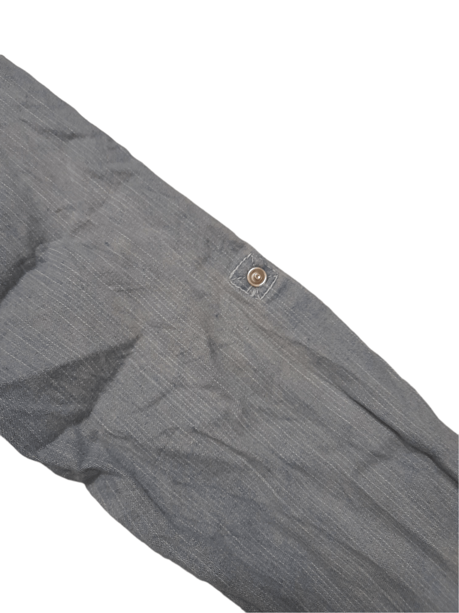 Japanese Brand Bernings Sho 291 Embroidered Shashiko Denim Shirt (E271) Size US M / EU 48-50 / 2 - 6 Thumbnail