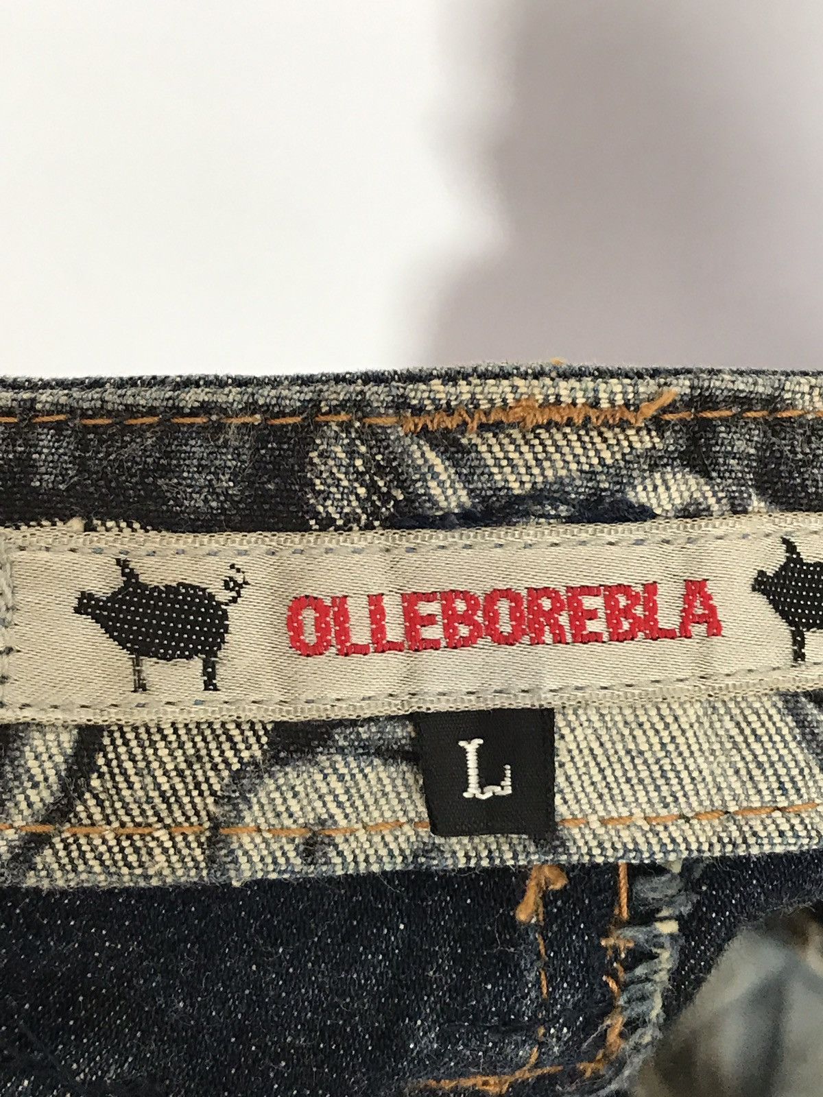 Japanese Brand Made In Japan Olleborebla Full Print Light Cropped Jeans Size US 30 / EU 46 - 9 Thumbnail