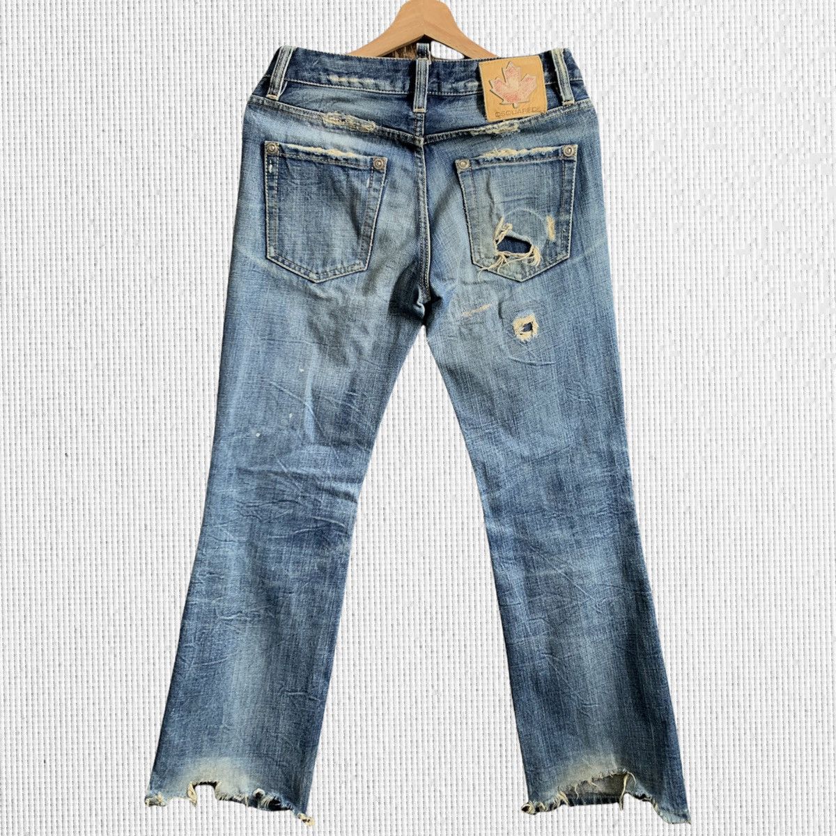 Dsquared2 Vintage Dsquared2 Distressed Denim Jeans Size 30" / US 8 / IT 44 - 2 Thumbnail