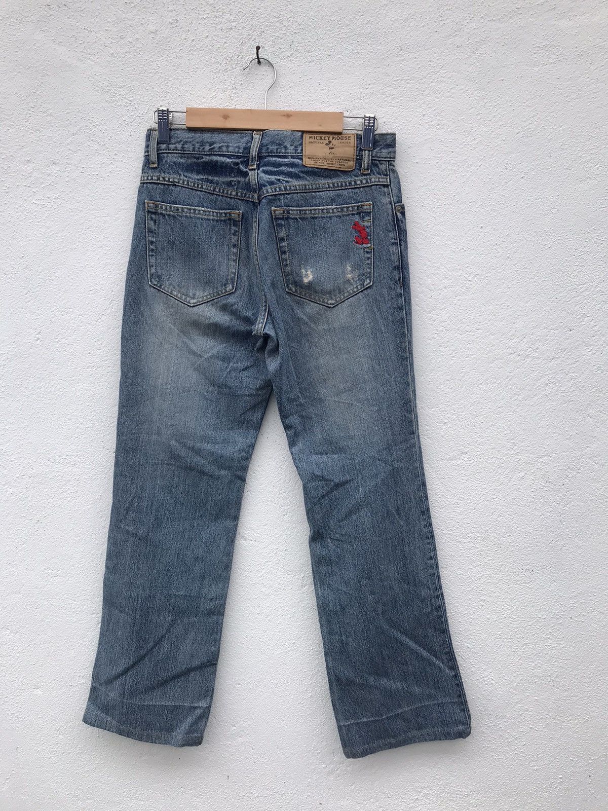 Disney Mickey Mouse by Disney Patch Work Distressed Jeans Size US 28 / EU 44 - 6 Thumbnail
