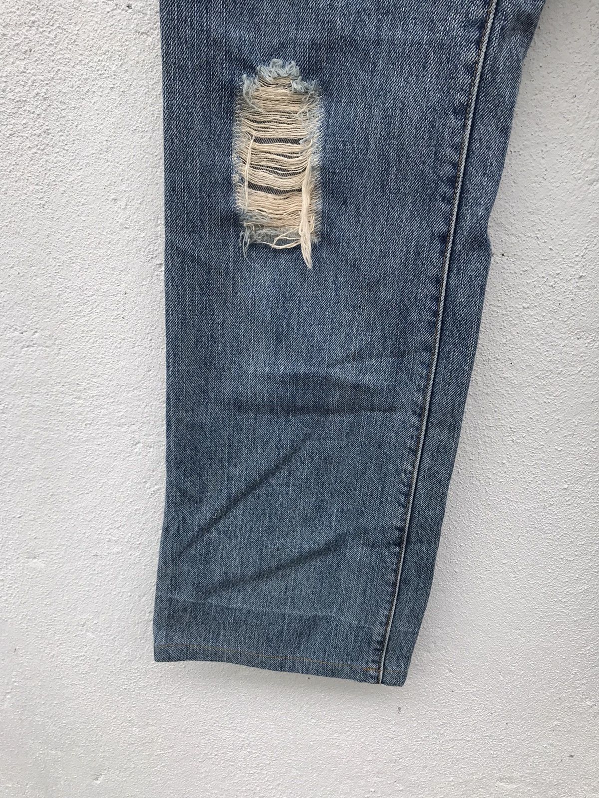 Disney Mickey Mouse by Disney Patch Work Distressed Jeans Size US 28 / EU 44 - 5 Thumbnail