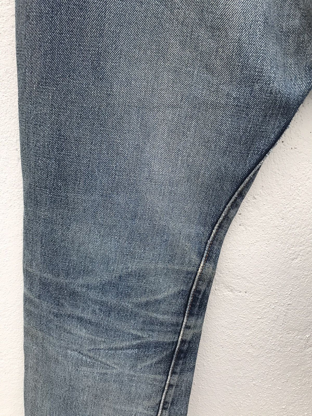 Vintage Denime Selvedge Distressed Zigzag Denim Jeans