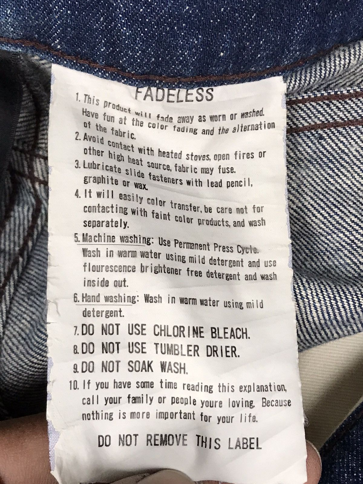 American Rag Made In Japan Fadeless X American Rag Cie Slim Fits Jeans Size US 32 / EU 48 - 11 Thumbnail