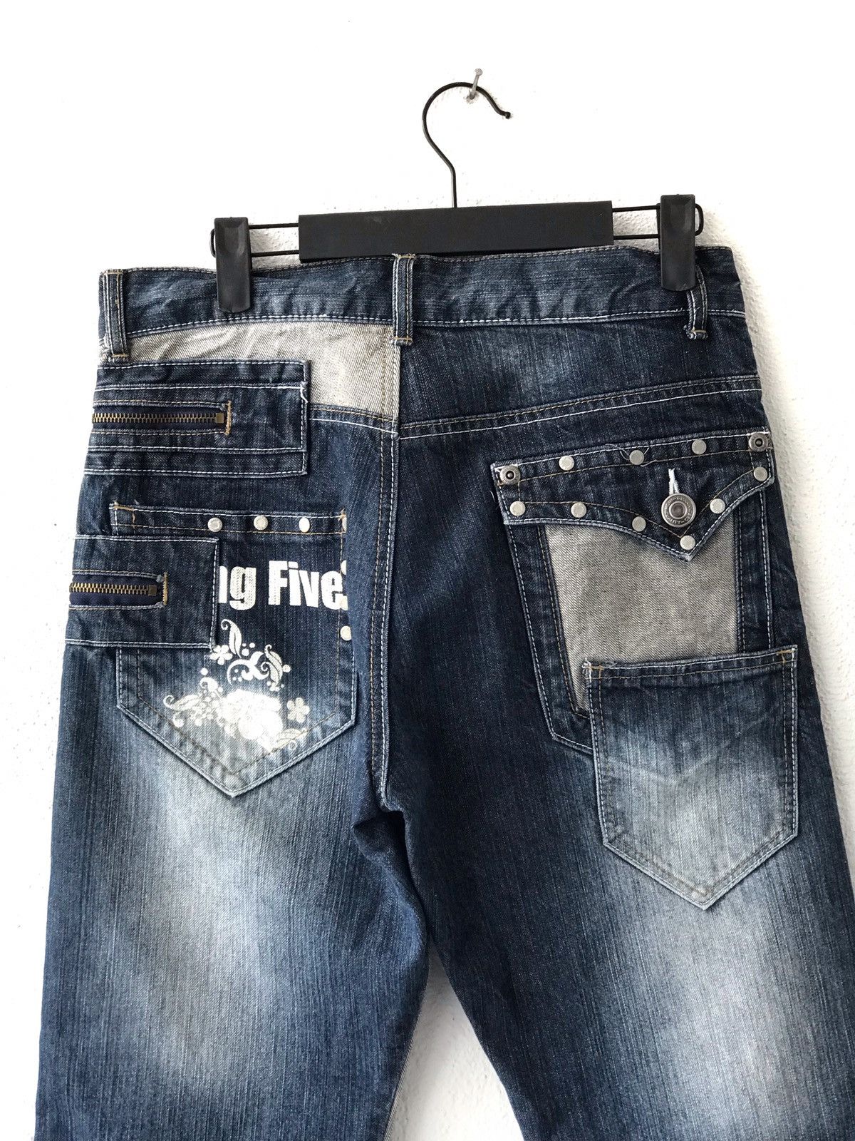 Japanese Brand Japanese Brand World Patch Work Jeans Size US 30 / EU 46 - 5 Thumbnail