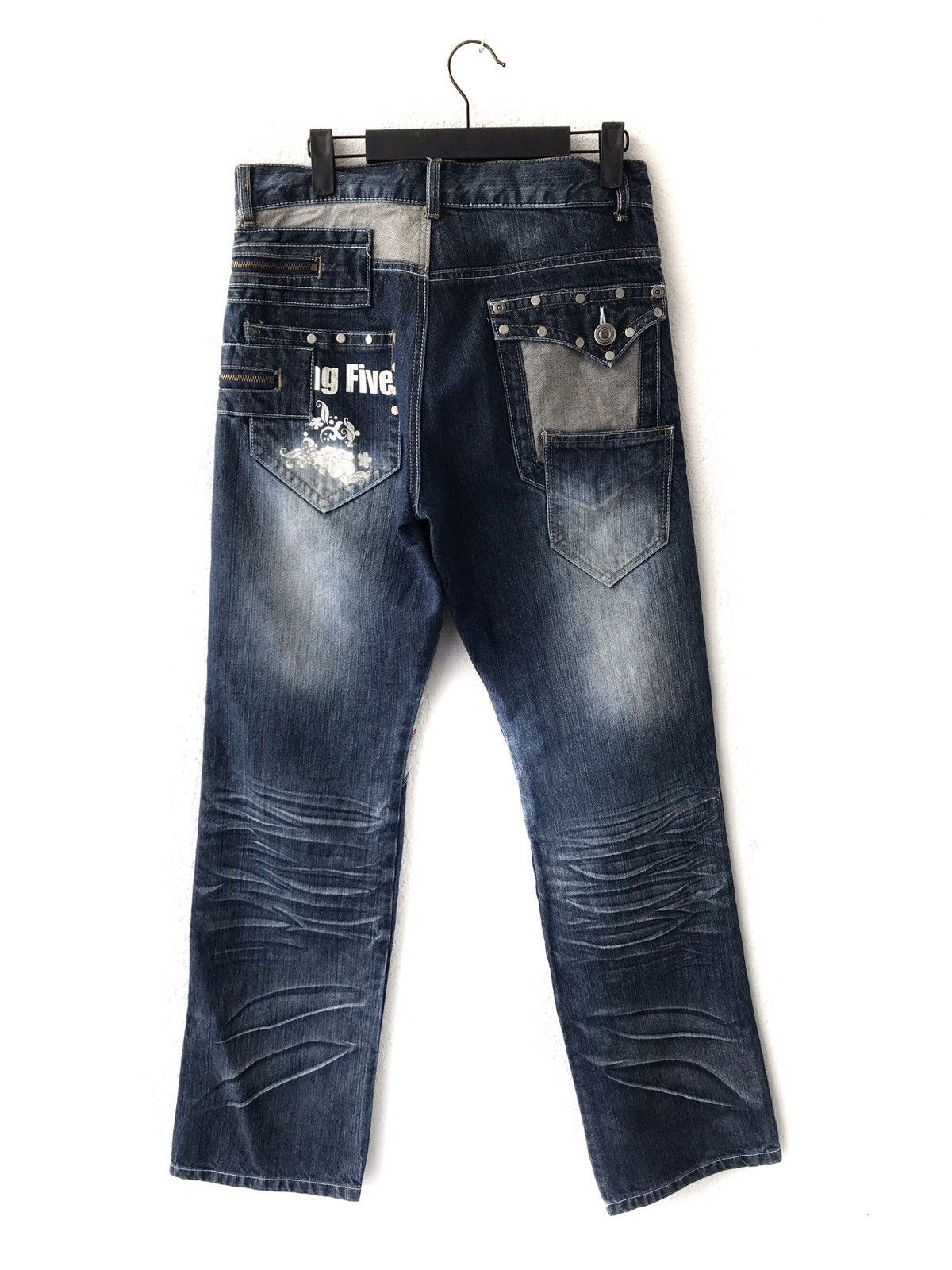 Japanese Brand Japanese Brand World Patch Work Jeans Size US 30 / EU 46 - 4 Thumbnail