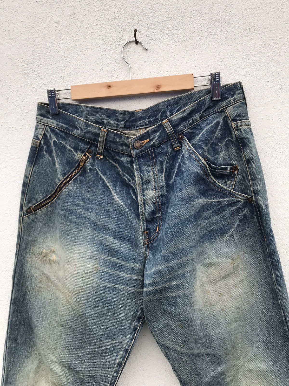 Japanese Brand × Sifury Made in Japan SiFURY Distressed Denim Jeans Size US 32 / EU 48 - 2 Thumbnail