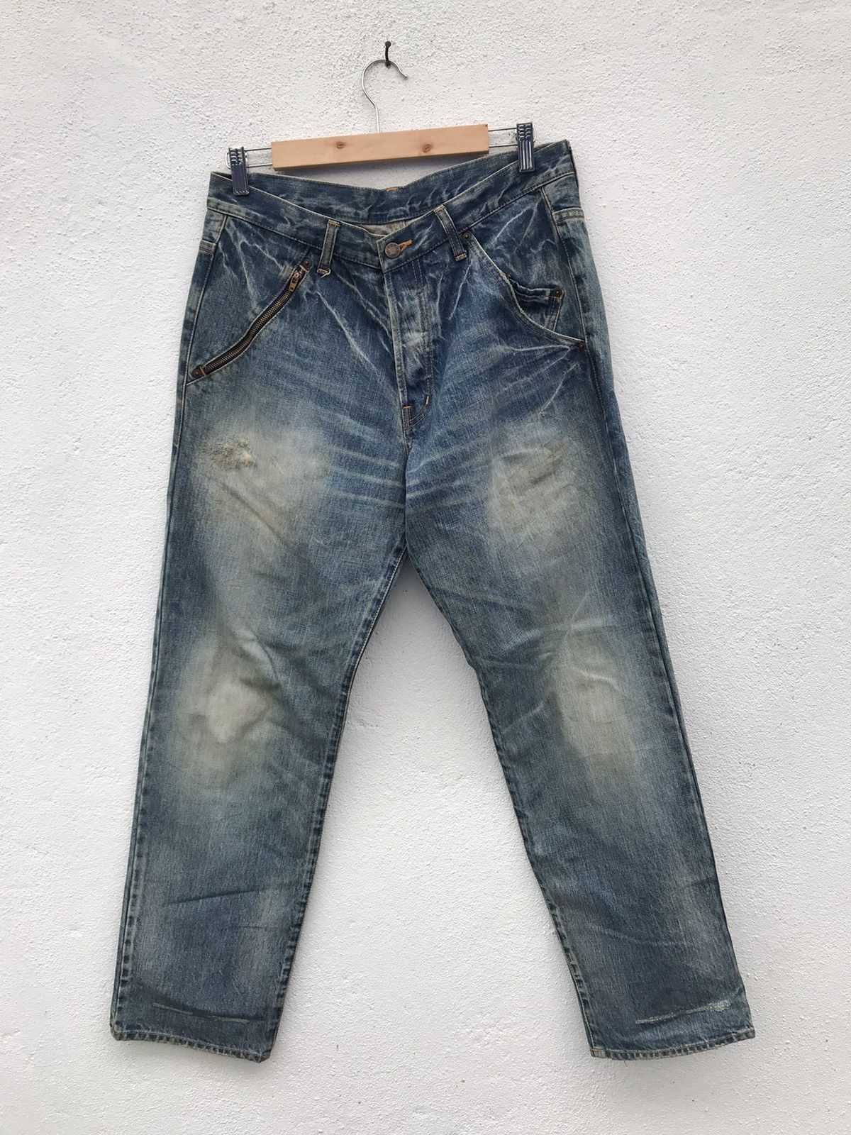 Japanese Brand × Sifury Made in Japan SiFURY Distressed Denim Jeans Size US 32 / EU 48 - 1 Thumbnail